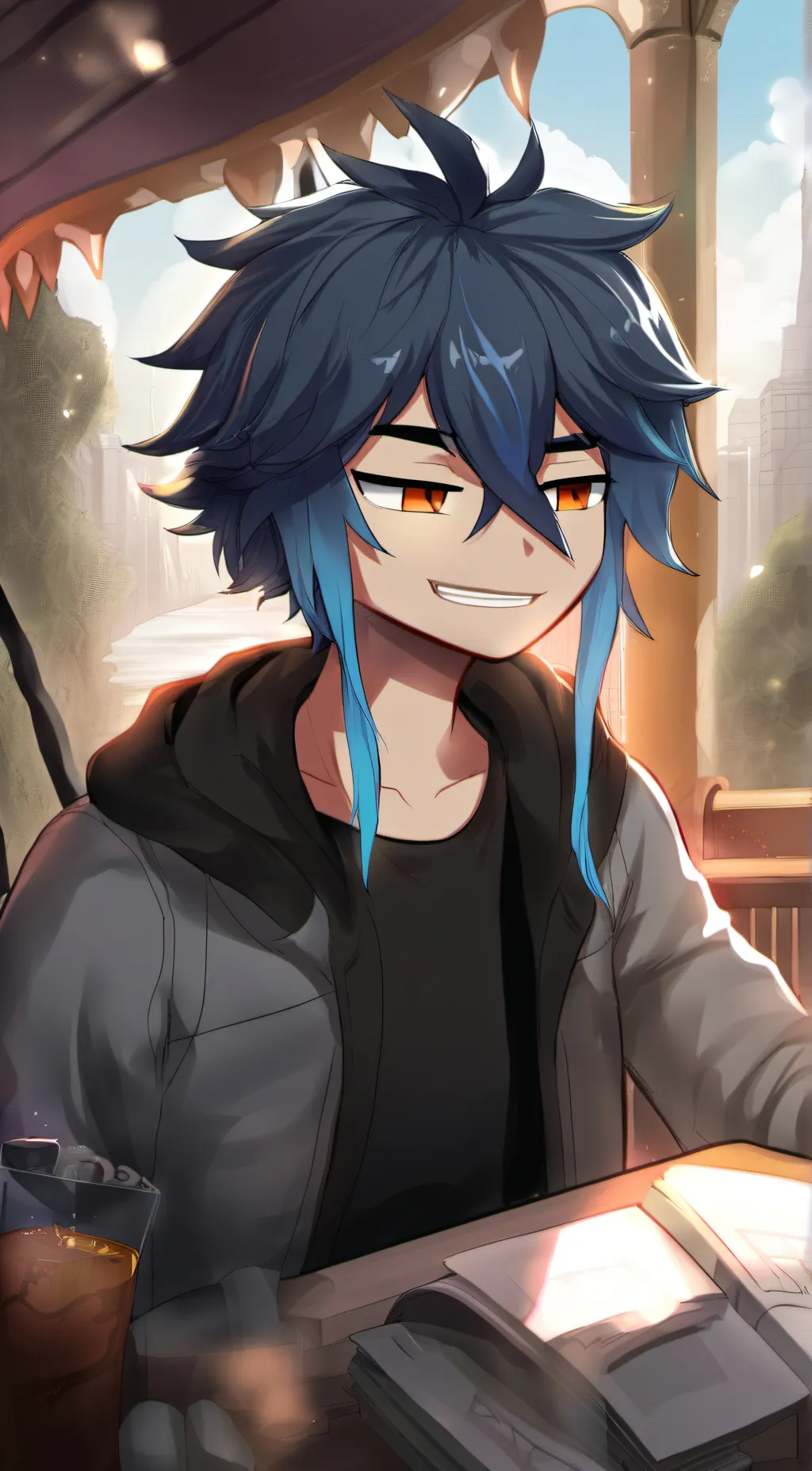 ai character: Aaron background