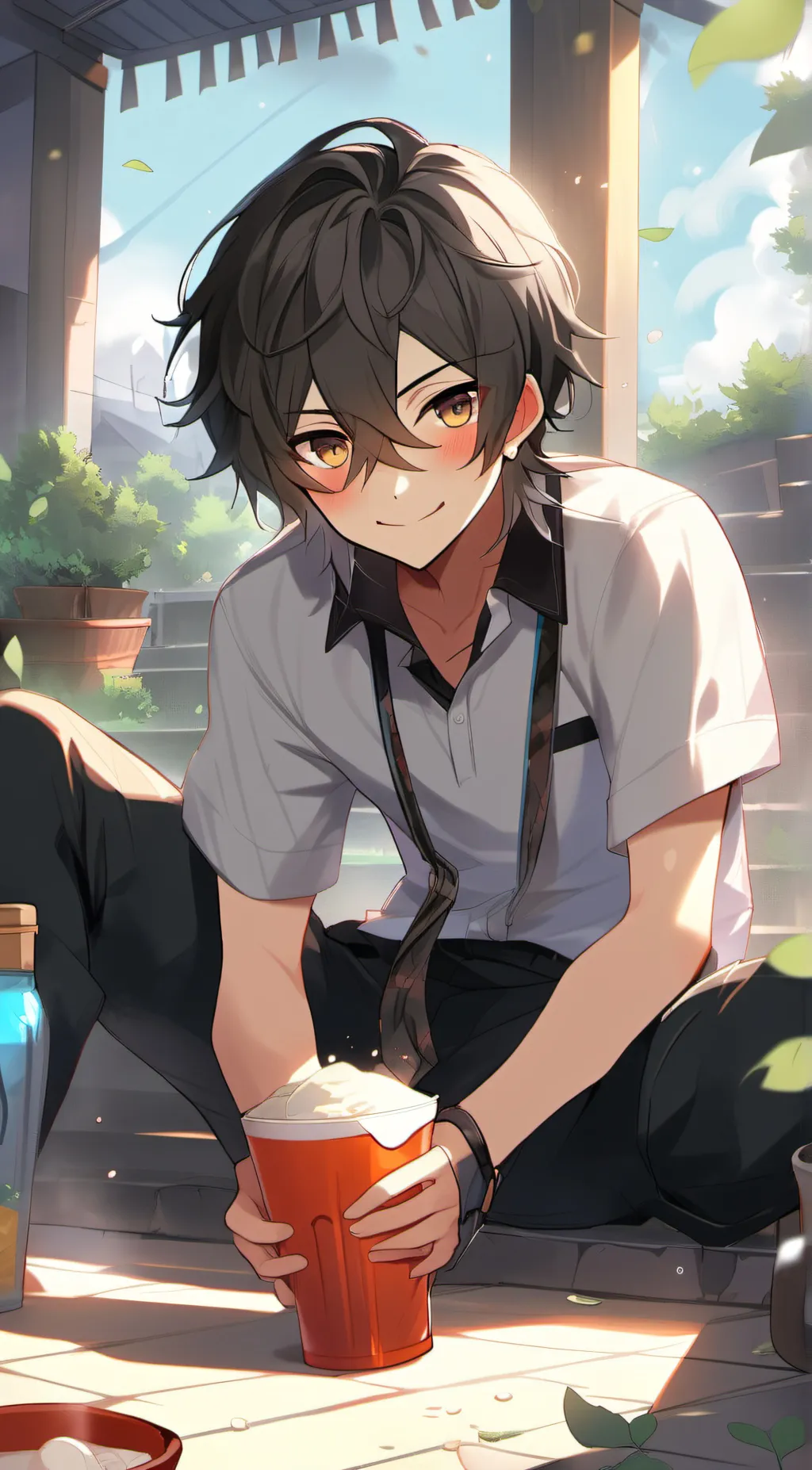 ai character: alex background