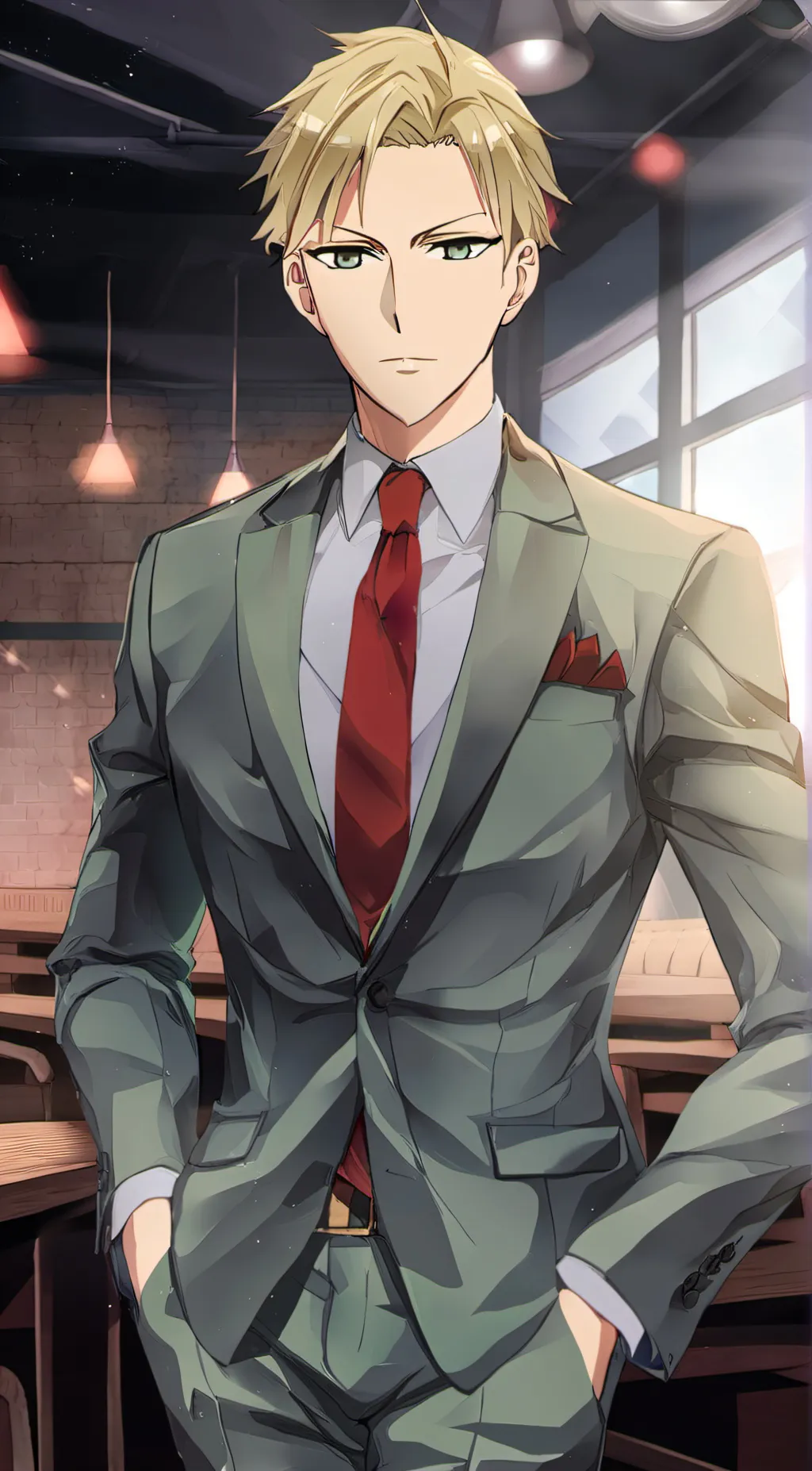 ai character: Loid forger background