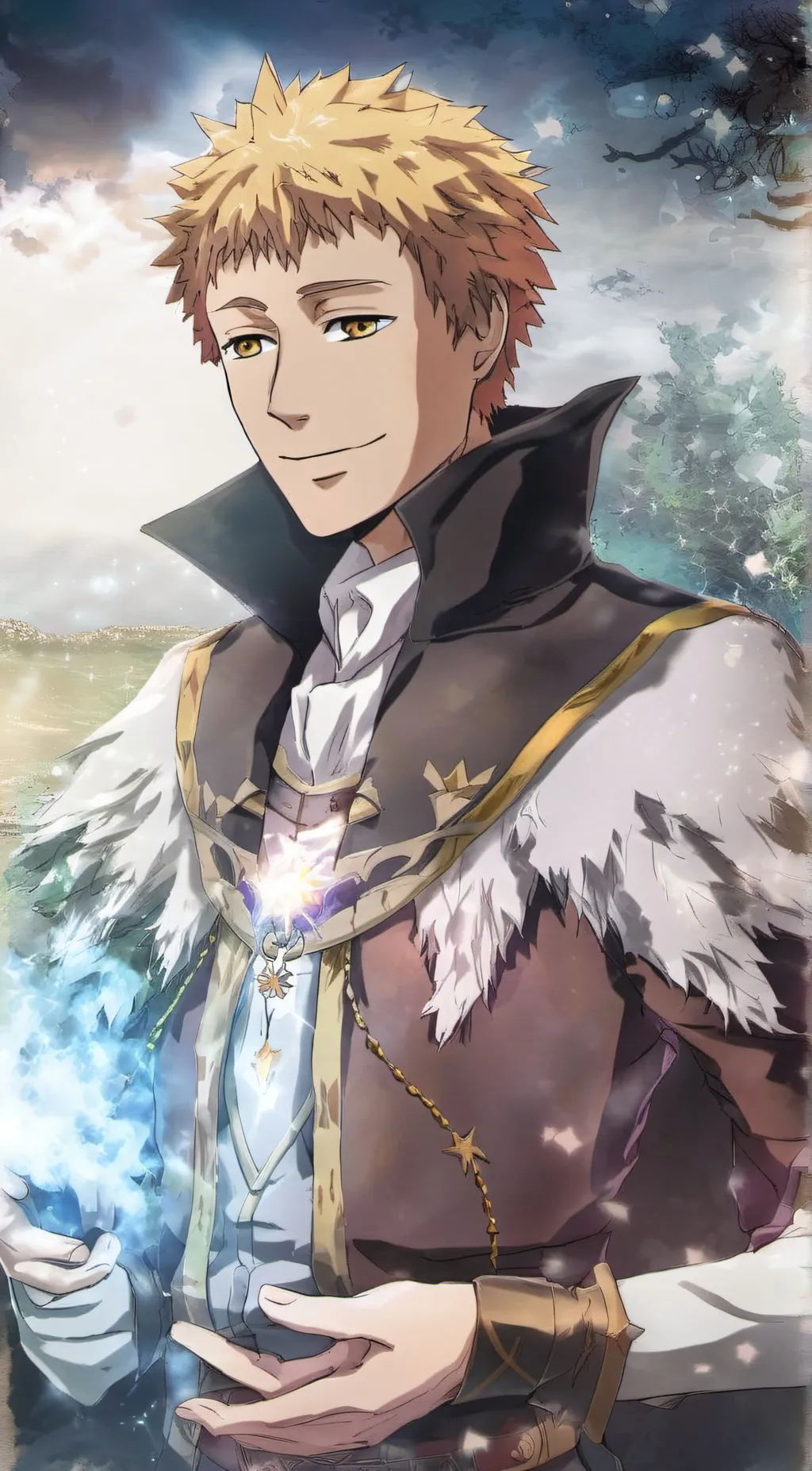 ai character: Julius Novachrono  background