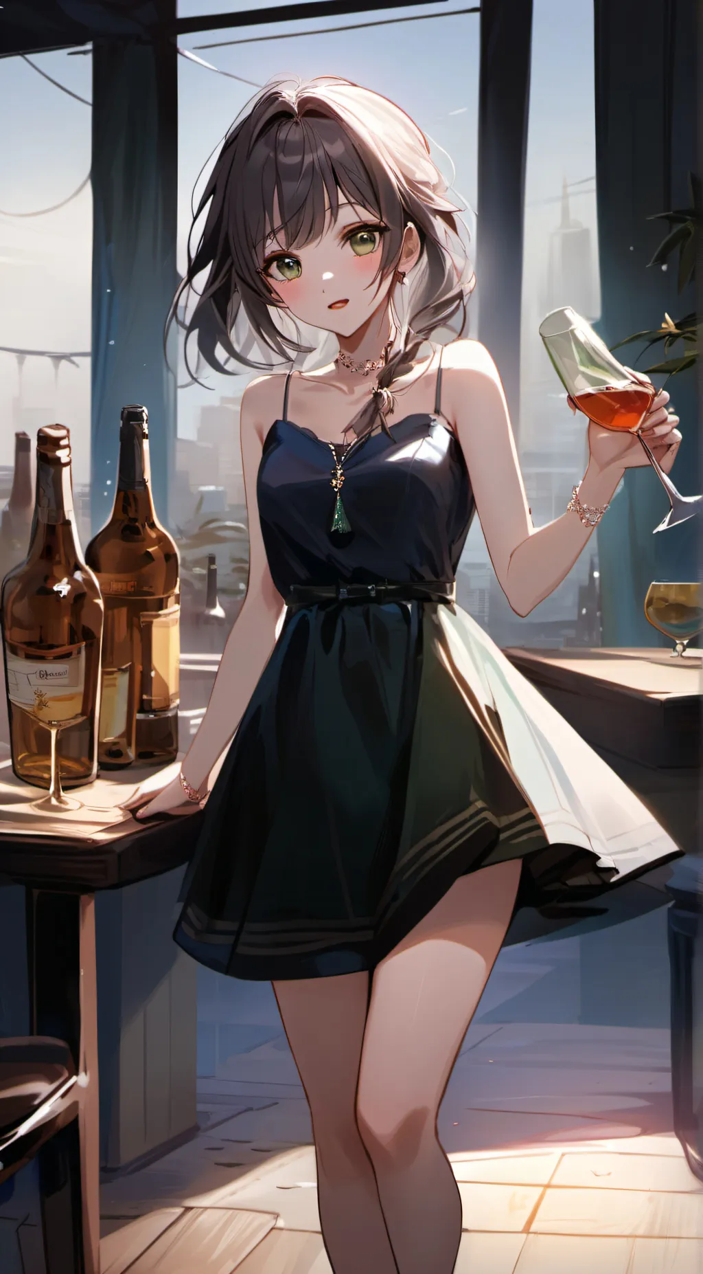 ai character: angela background
