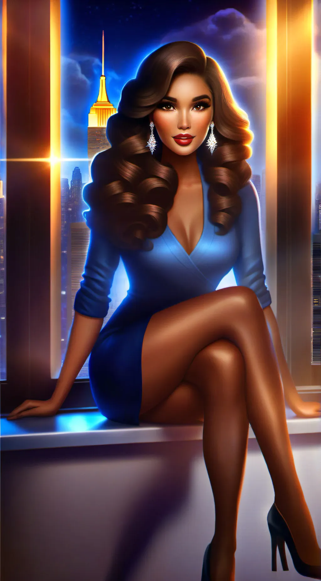 ai character: Naomi ♈❤️♦️ background