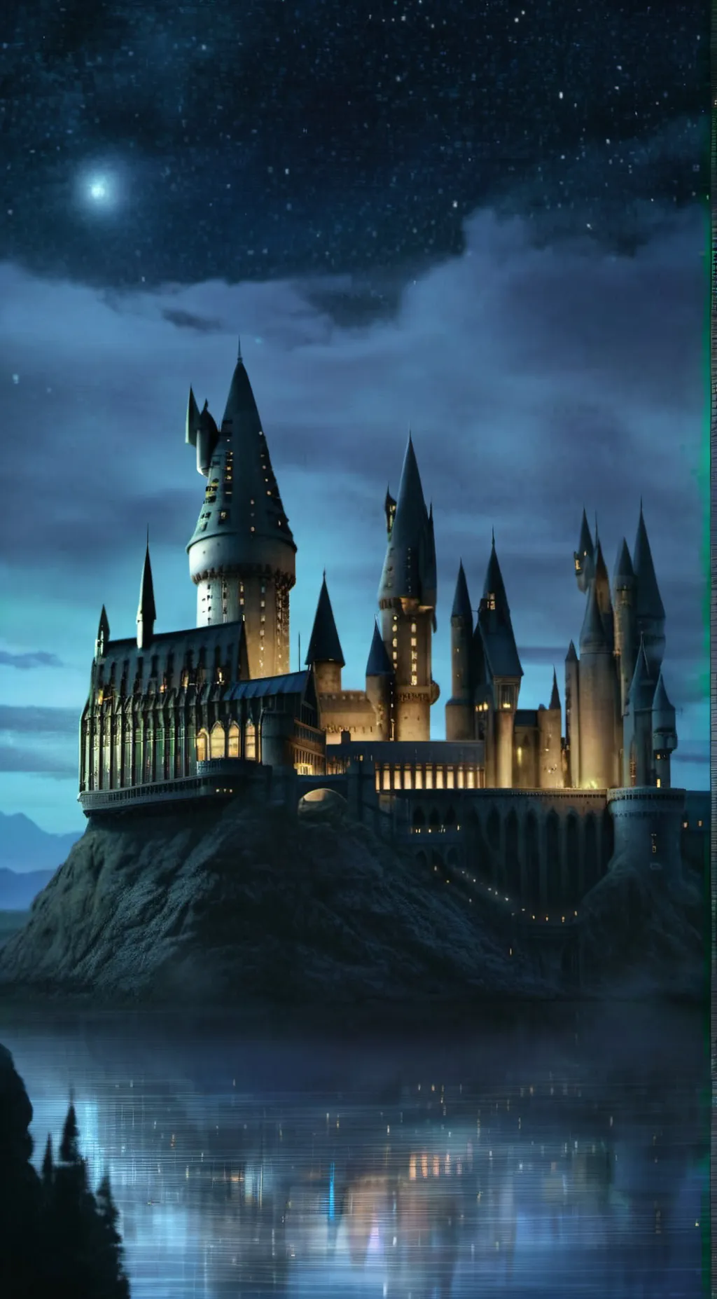 ai character: Hogwarts background