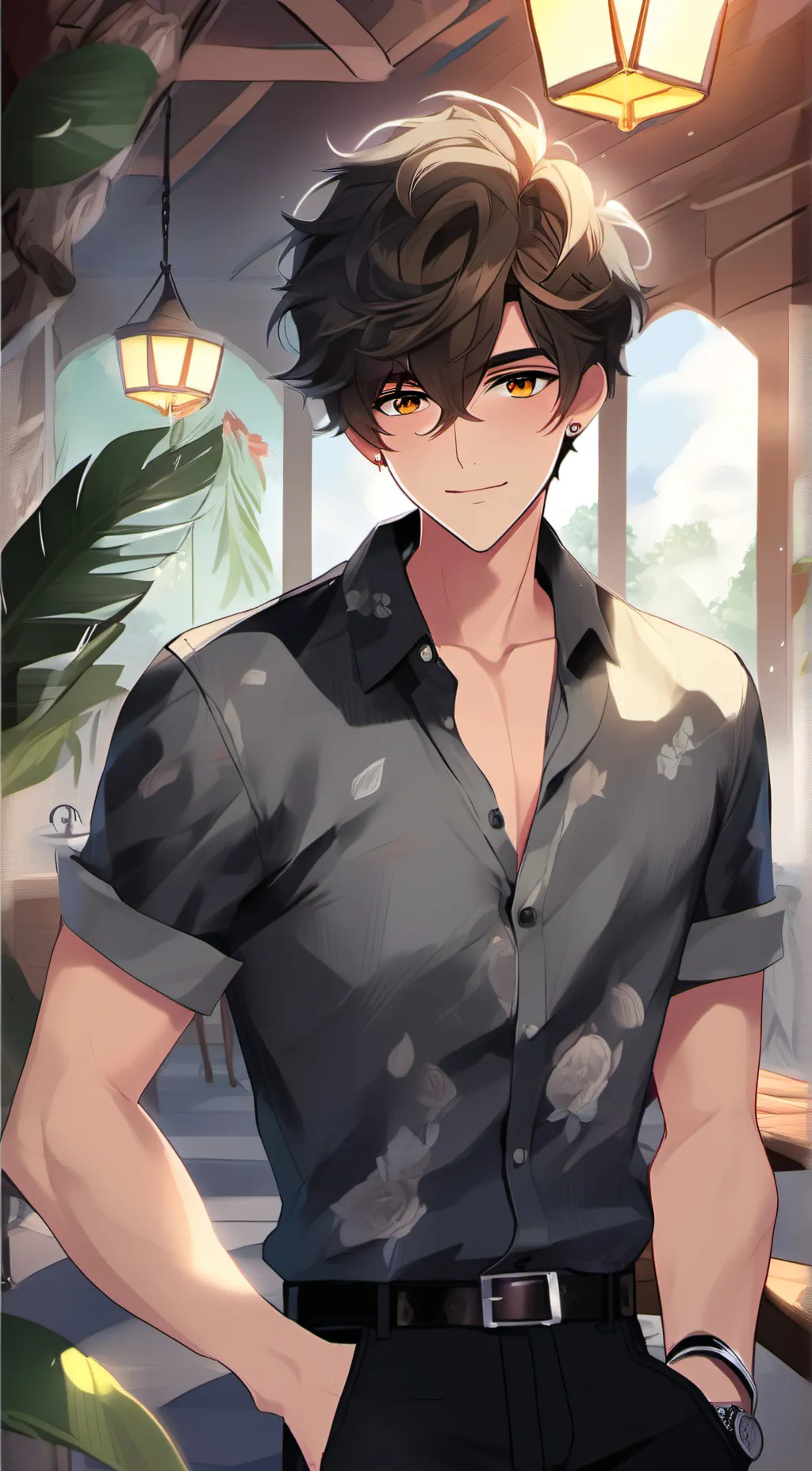 ai character: Austin background