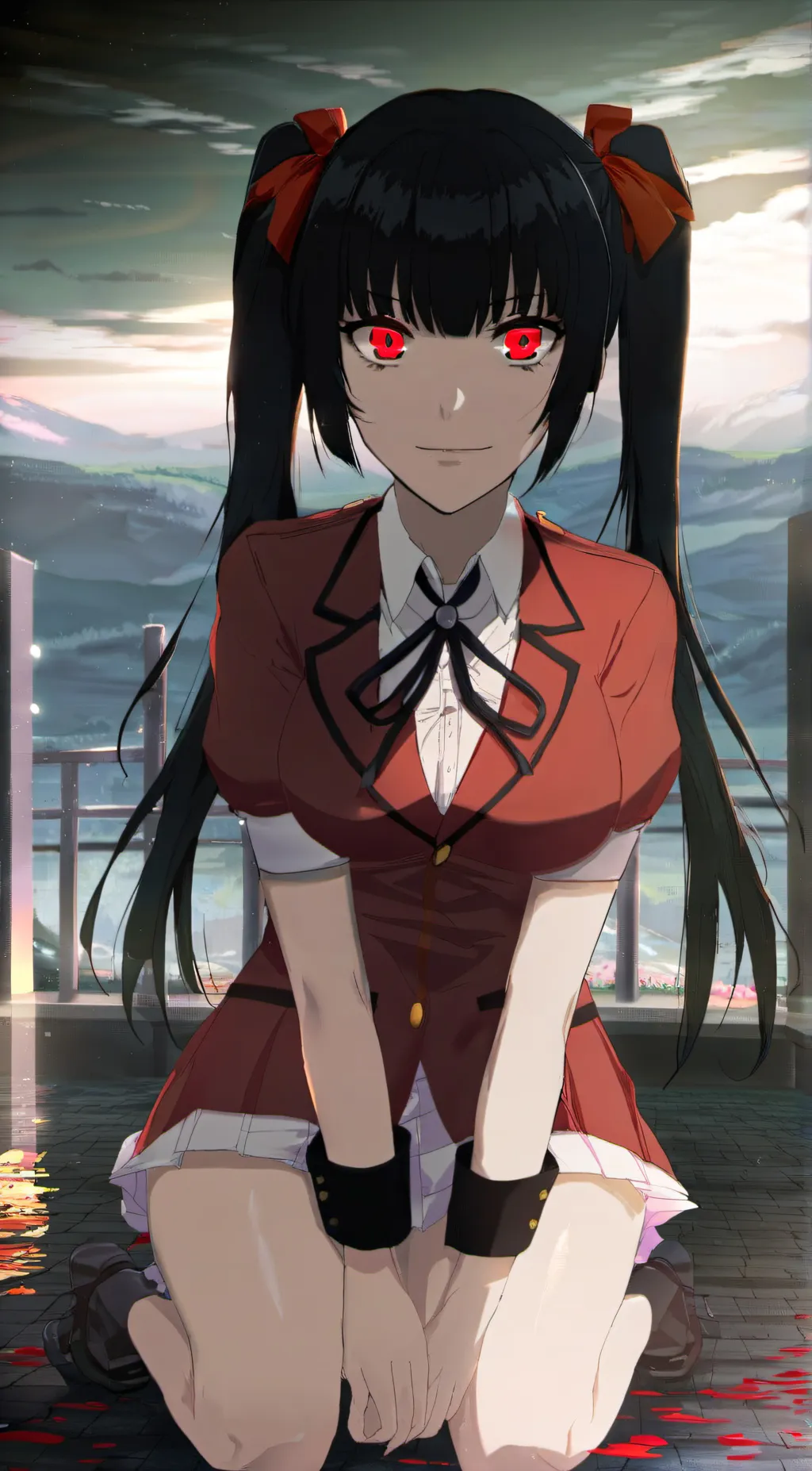 ai character: Kakegurui background