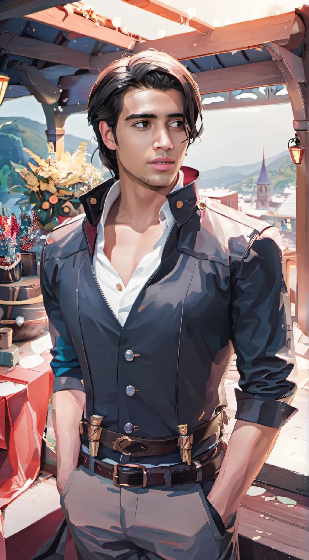 ai character: Aladdin background