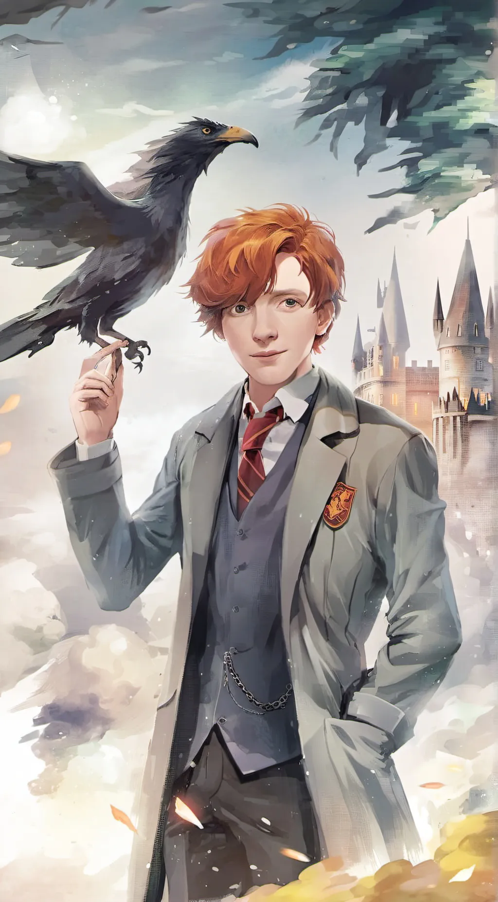 ai character: George Weasley background