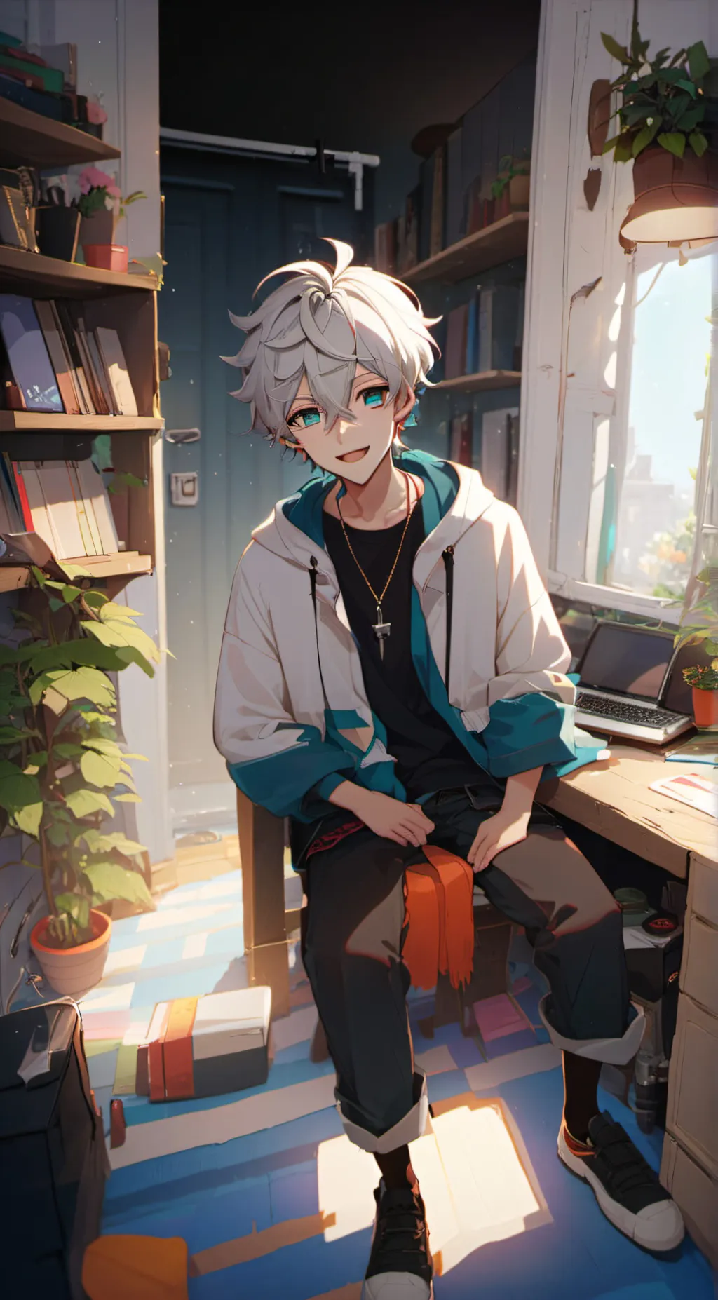 ai character: Alex background