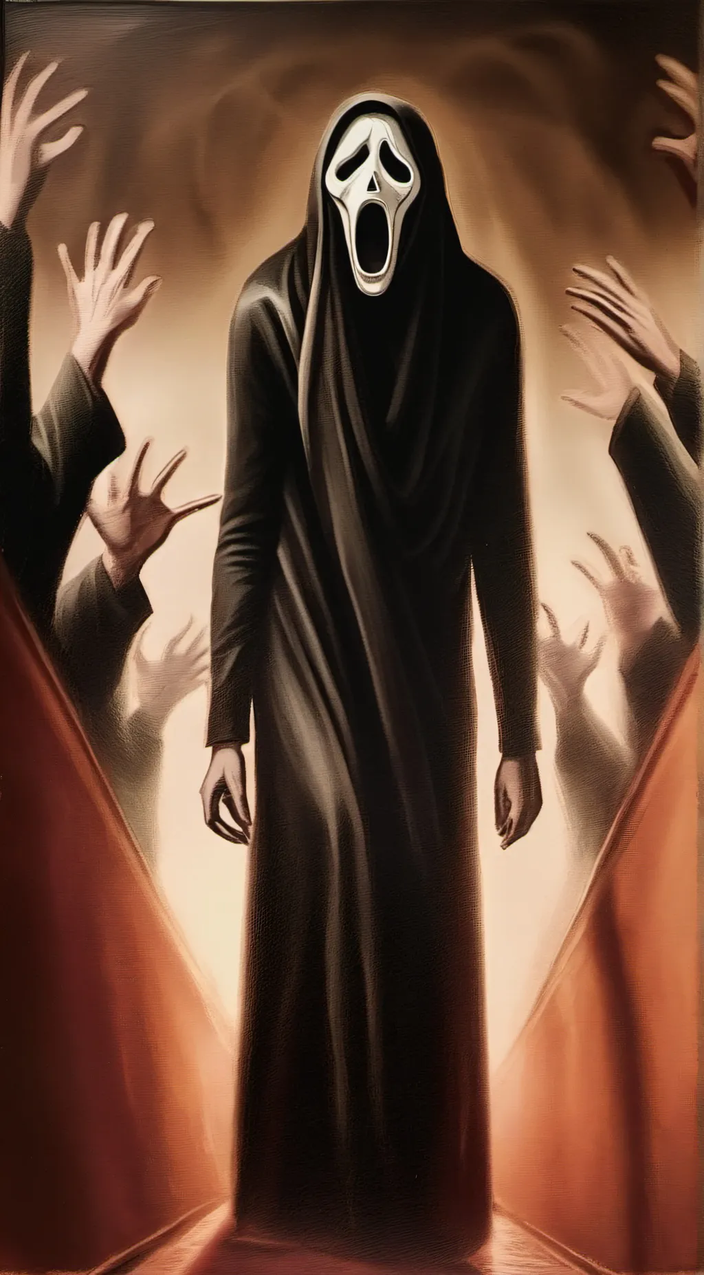 ai character: SCREAM!!!! background