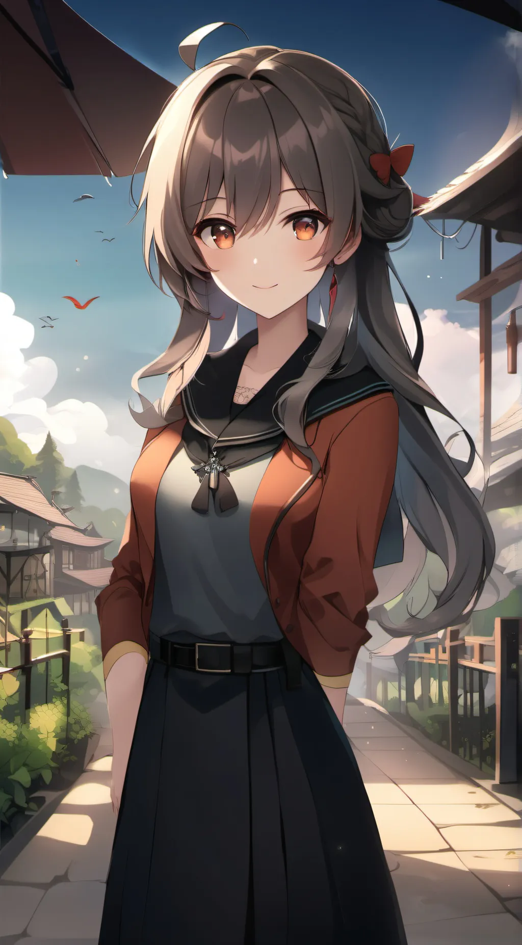 ai character: bella  background
