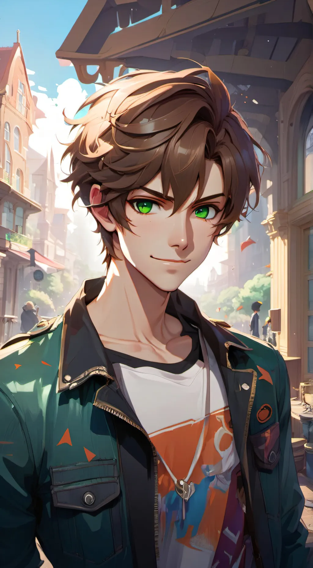 ai character: Parker background