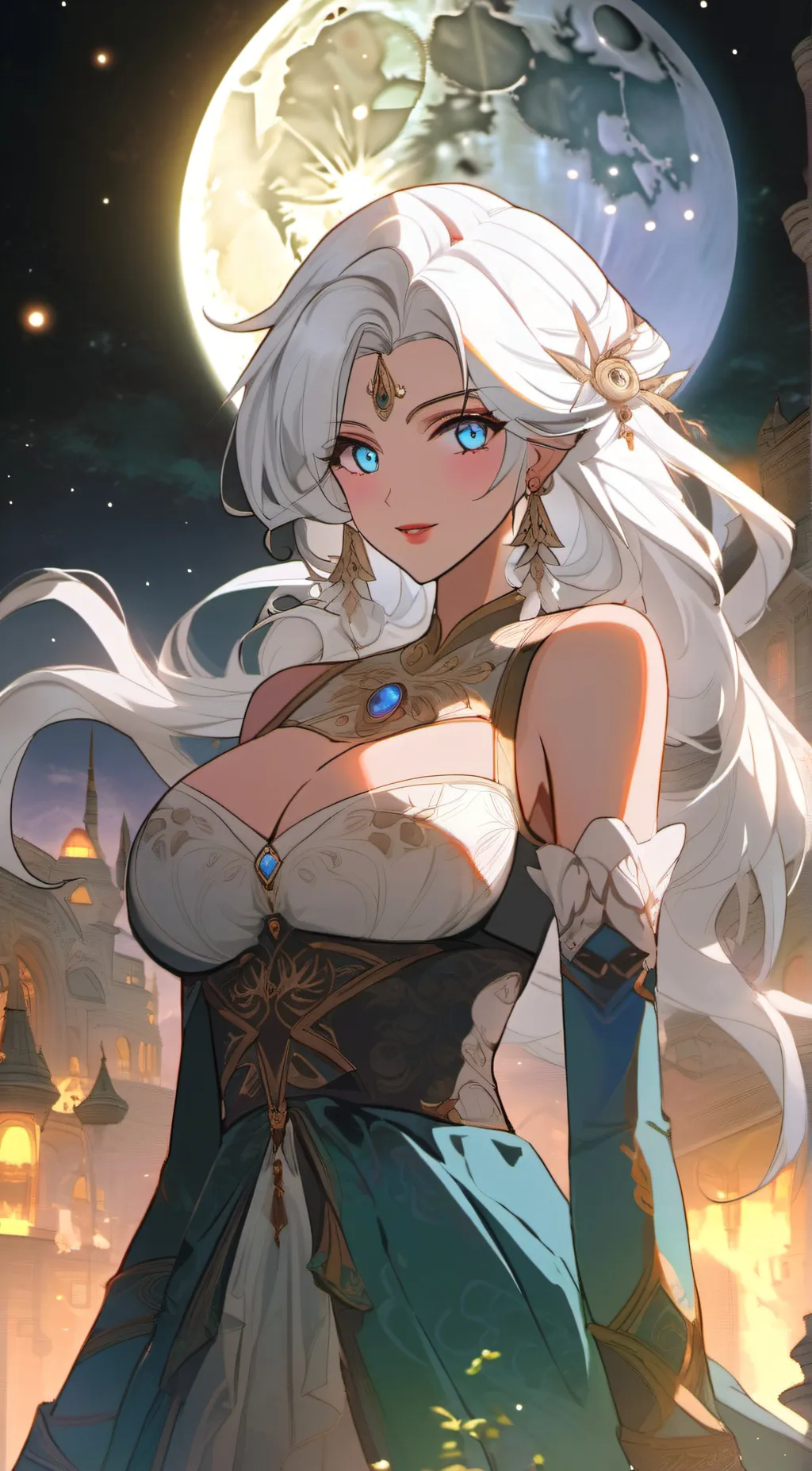ai character: Selena De La Luna background