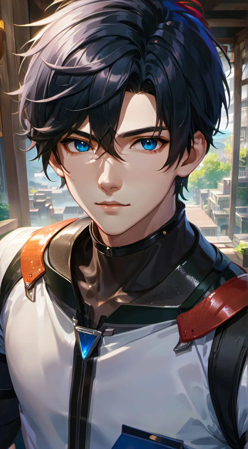 ai character: ash  background