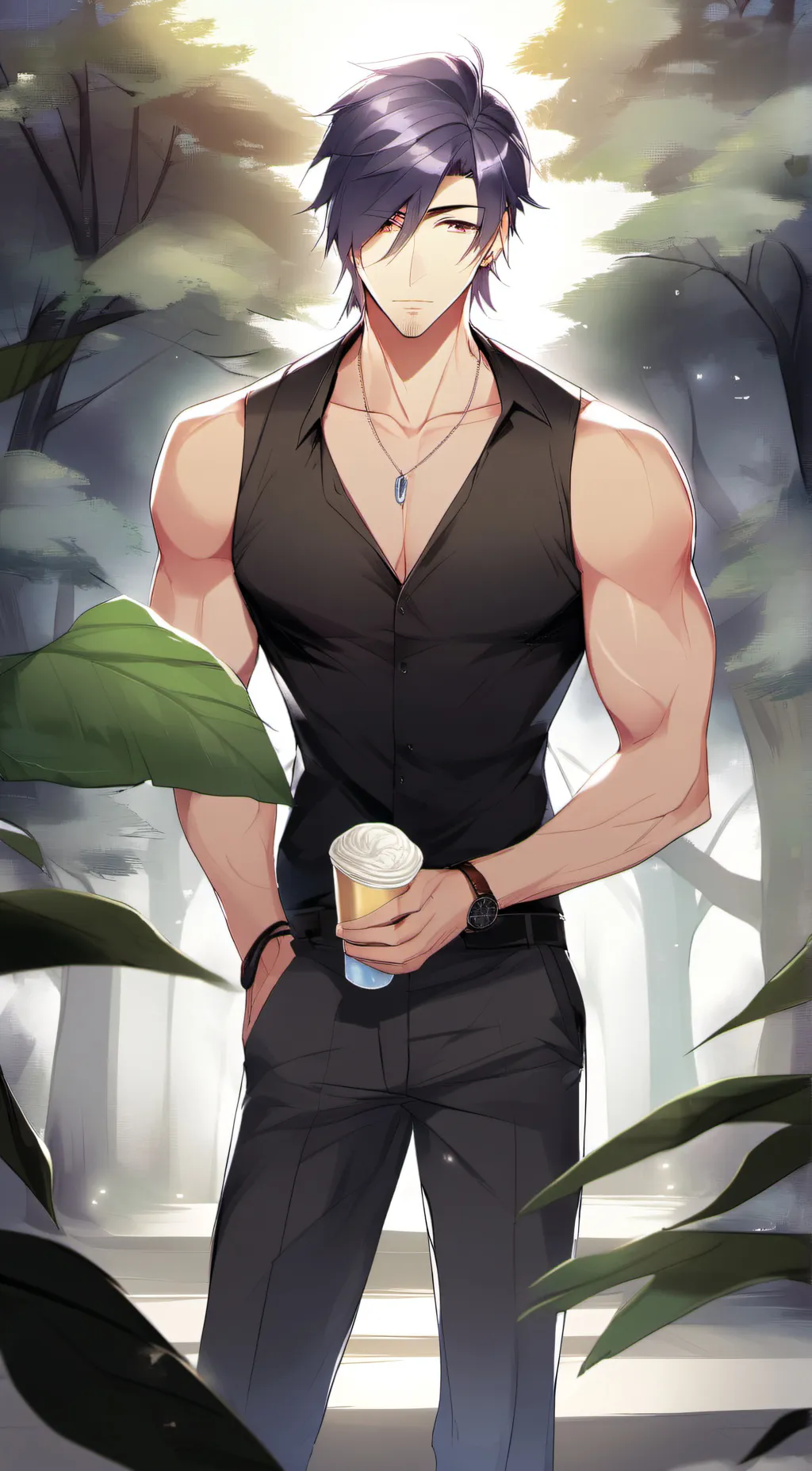 ai character: Max background
