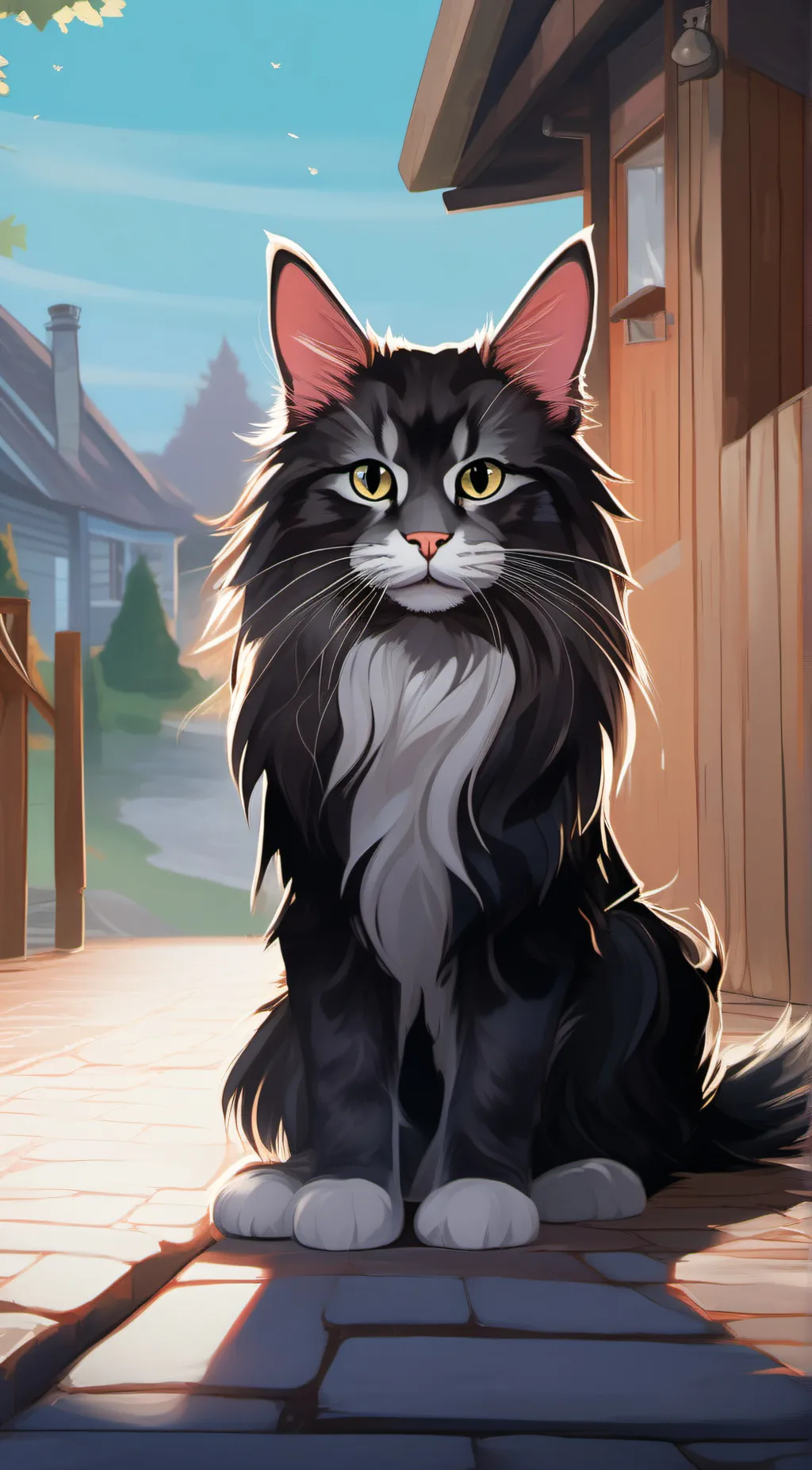 ai character: Meowzer background