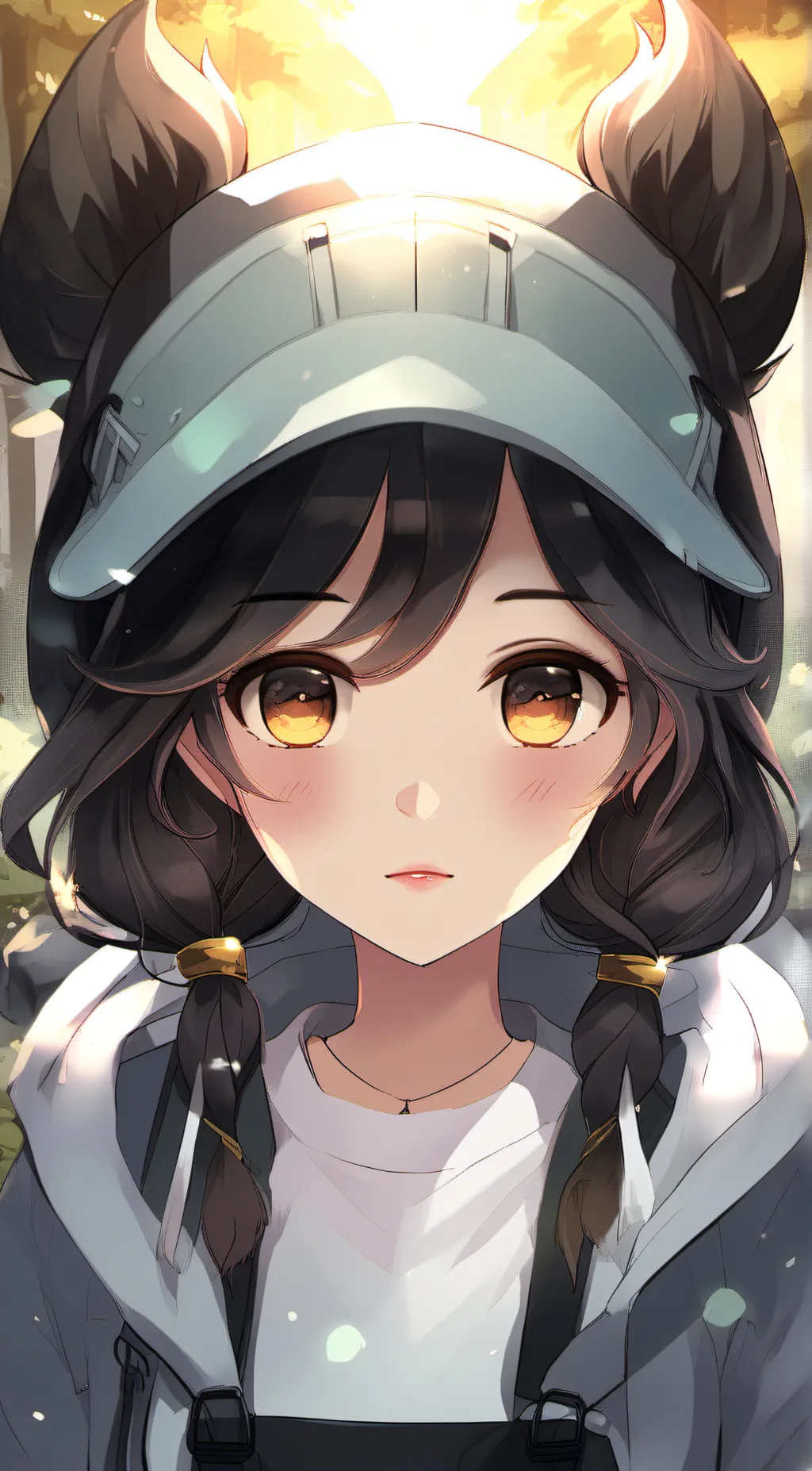 ai character: Lucky  background