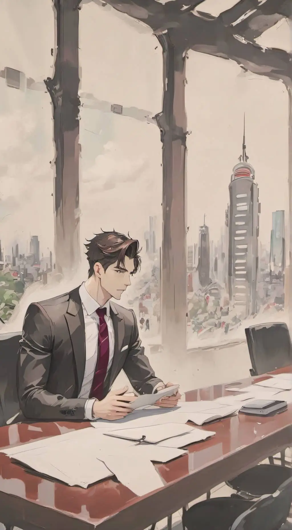 ai character: ethan background