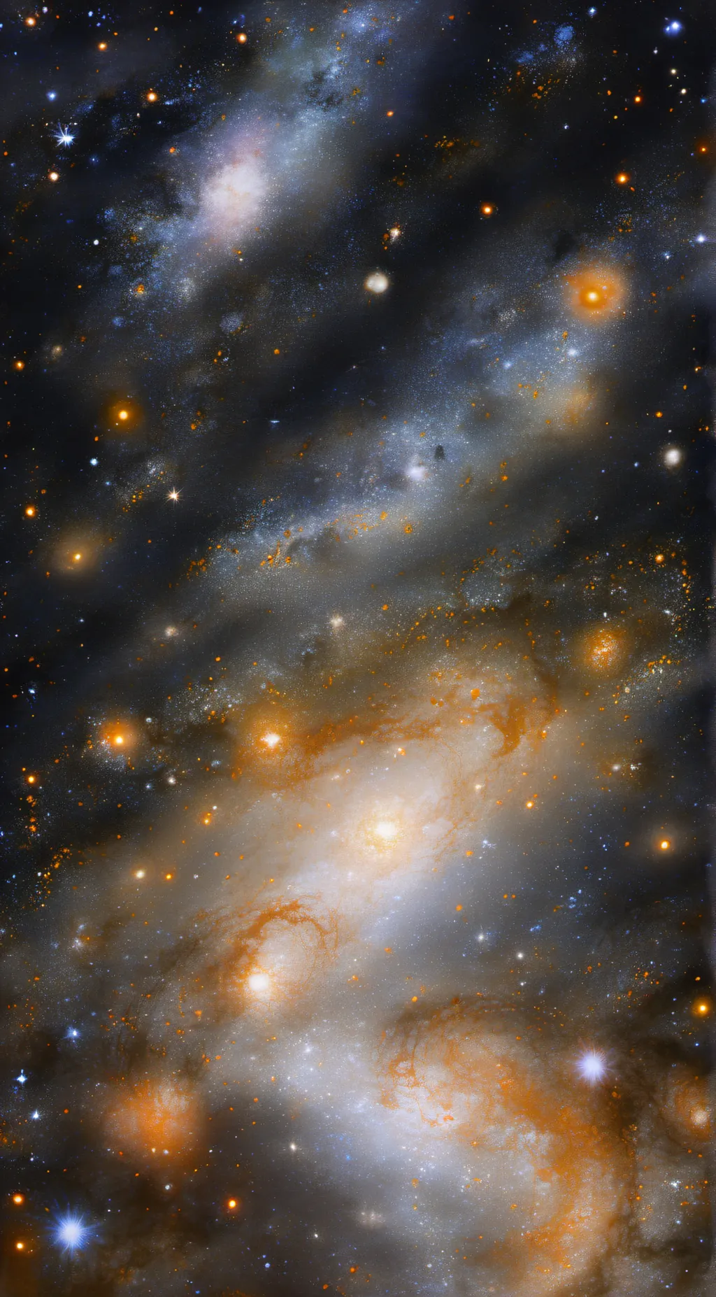 ai character: Galaxy background