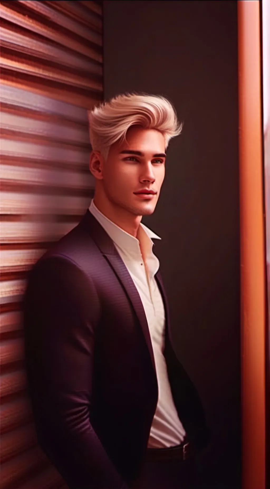 ai character: Allan  background