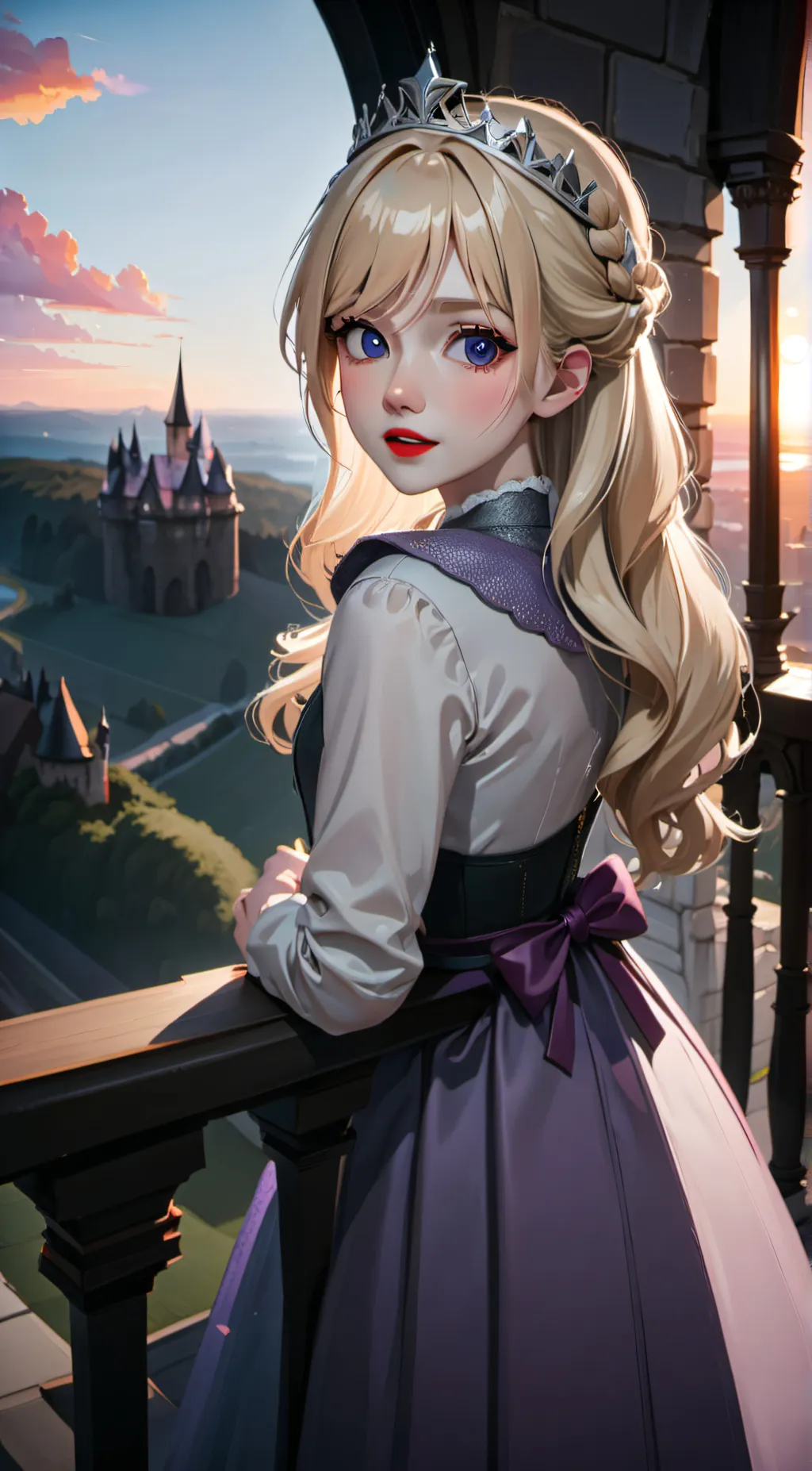 ai character: Princess Lena  background