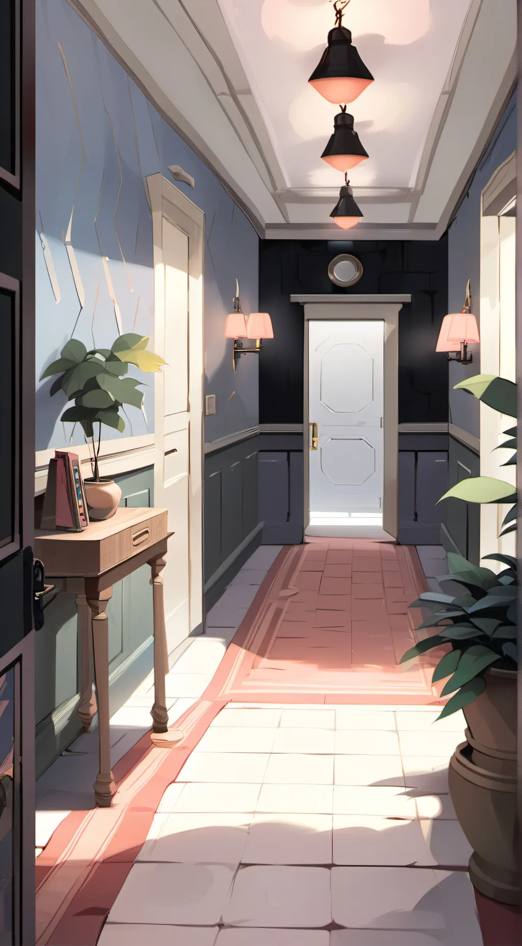 ai character: Tadc(hallway room) background