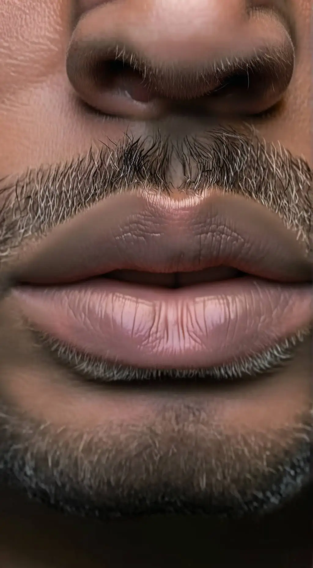 ai character: lips of a stranger background