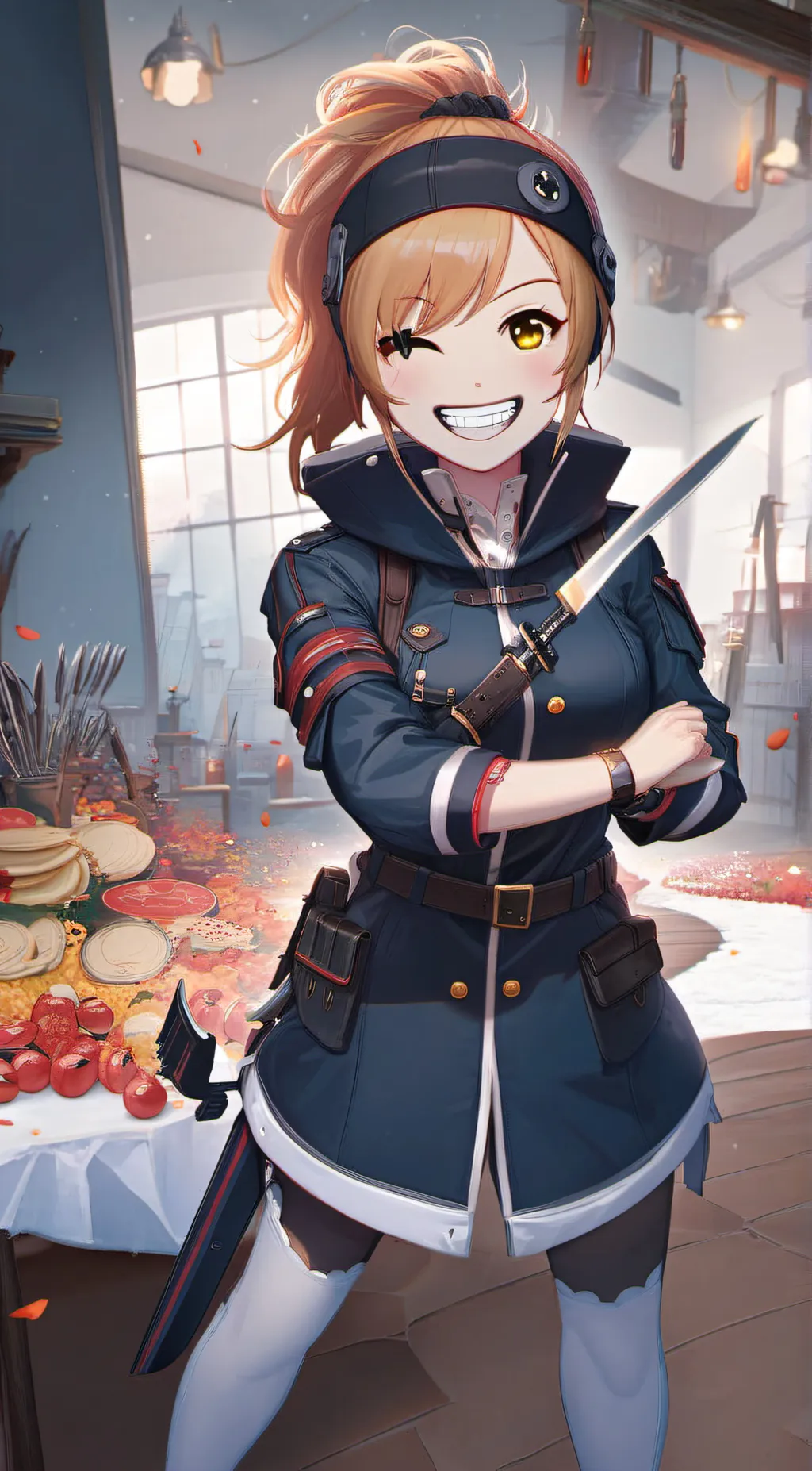 ai character: Emoji killer background