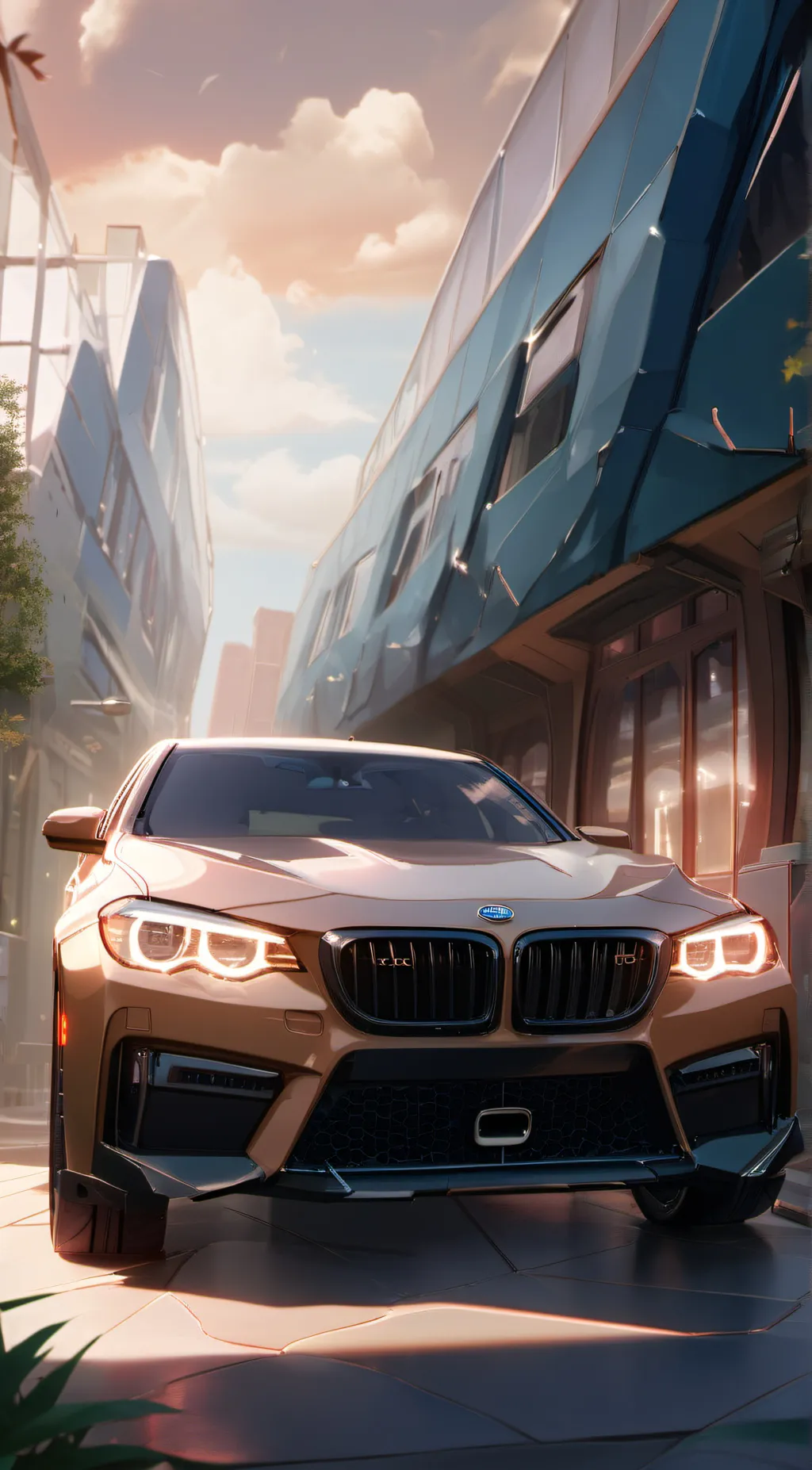 ai character: gangle has a car background