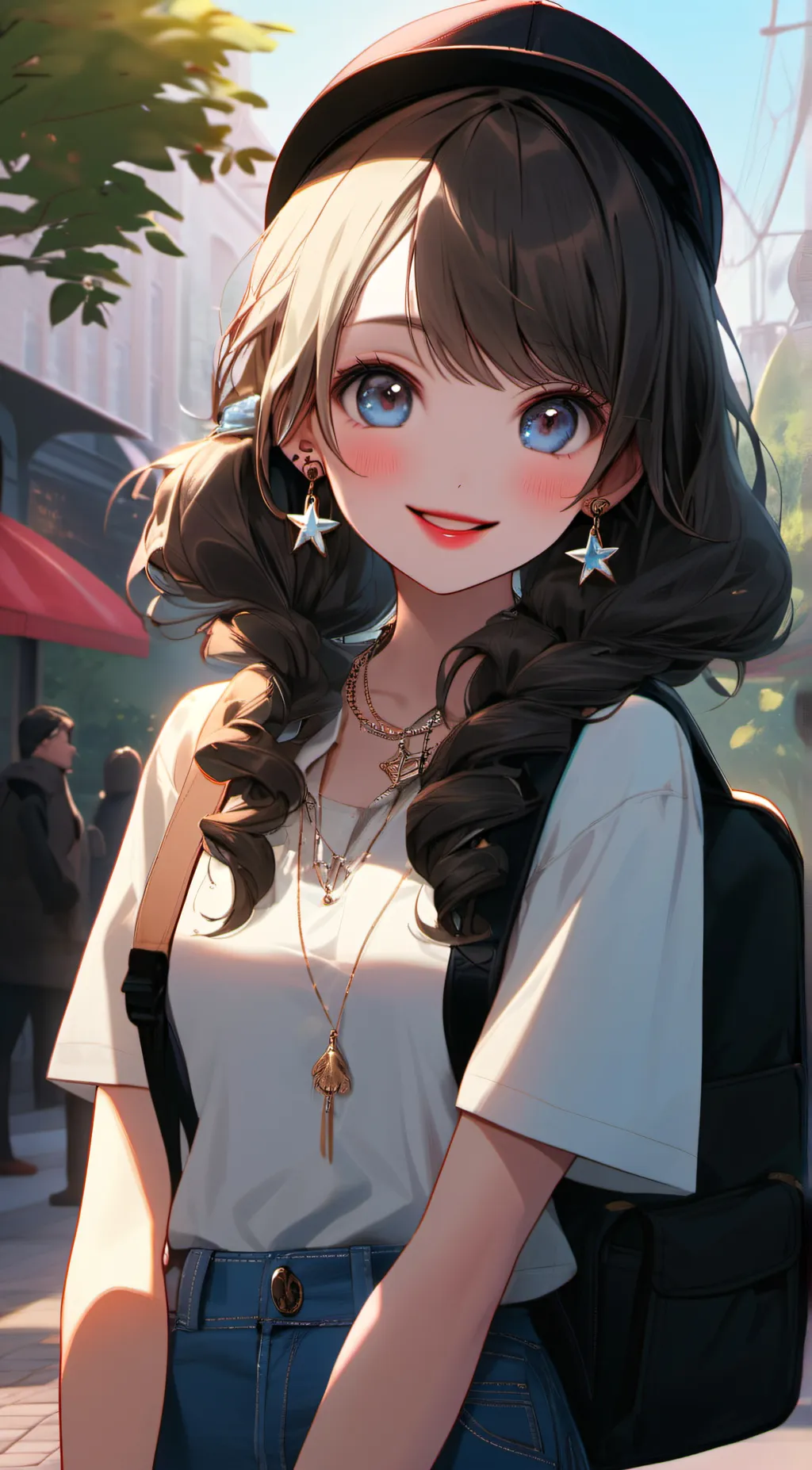ai character: sarah background
