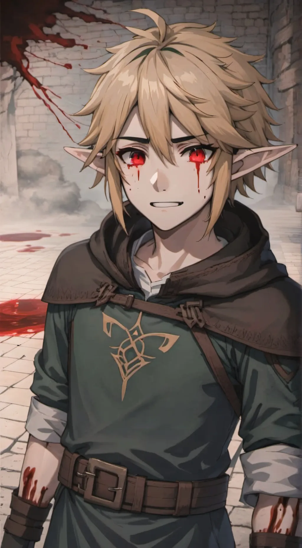 ai character: Ben DROWNED background