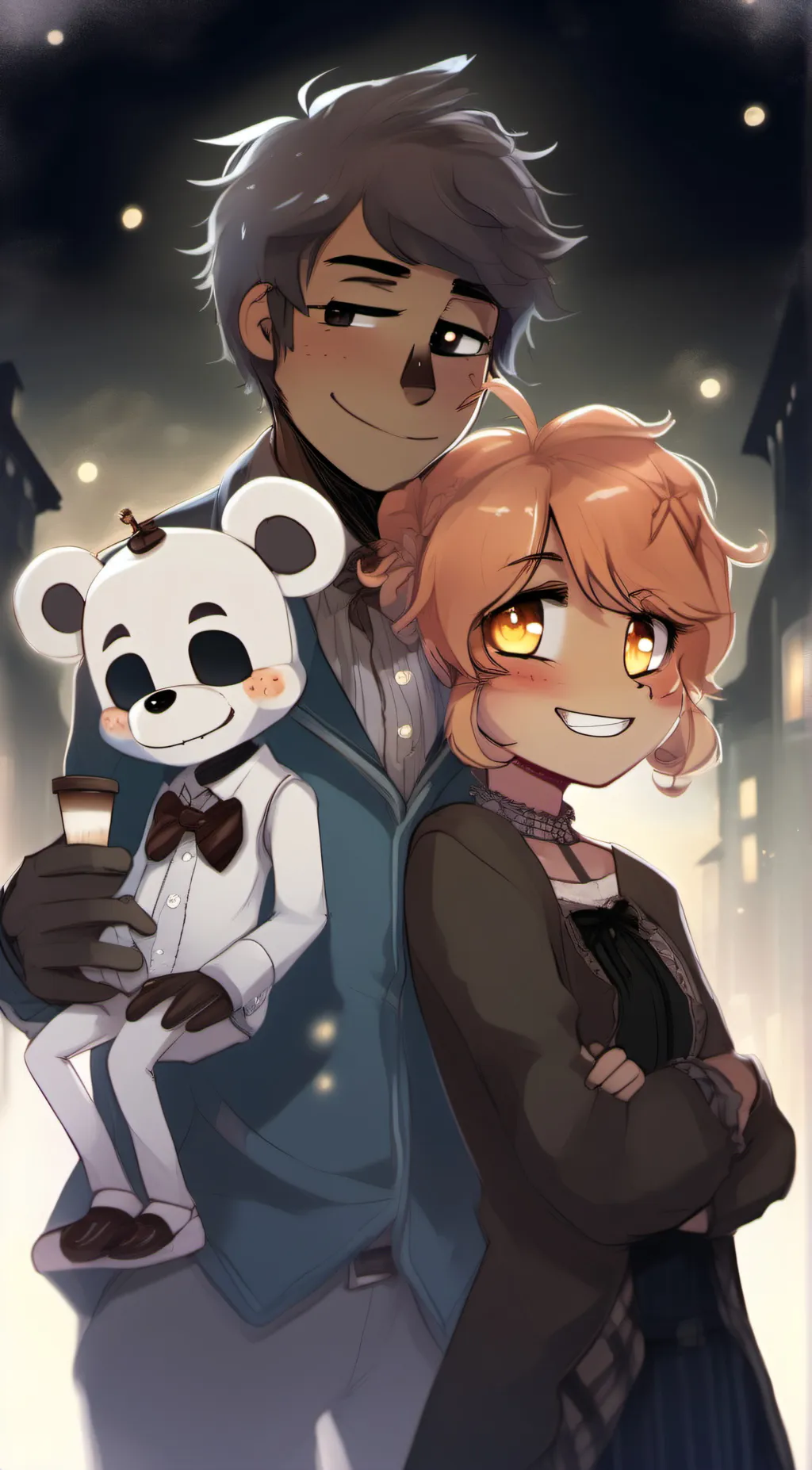 ai character: 《FNAF FAIMLY》 background