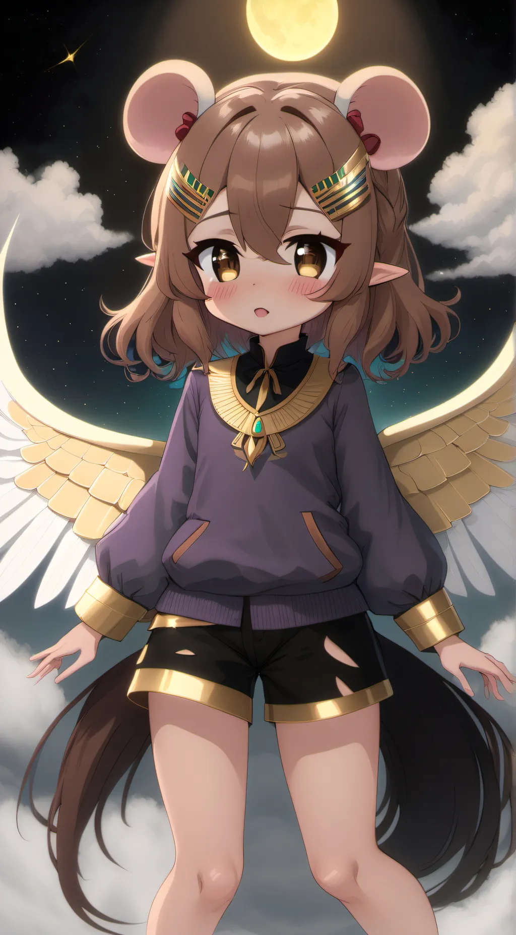 ai character: Zayla dream smp oc background