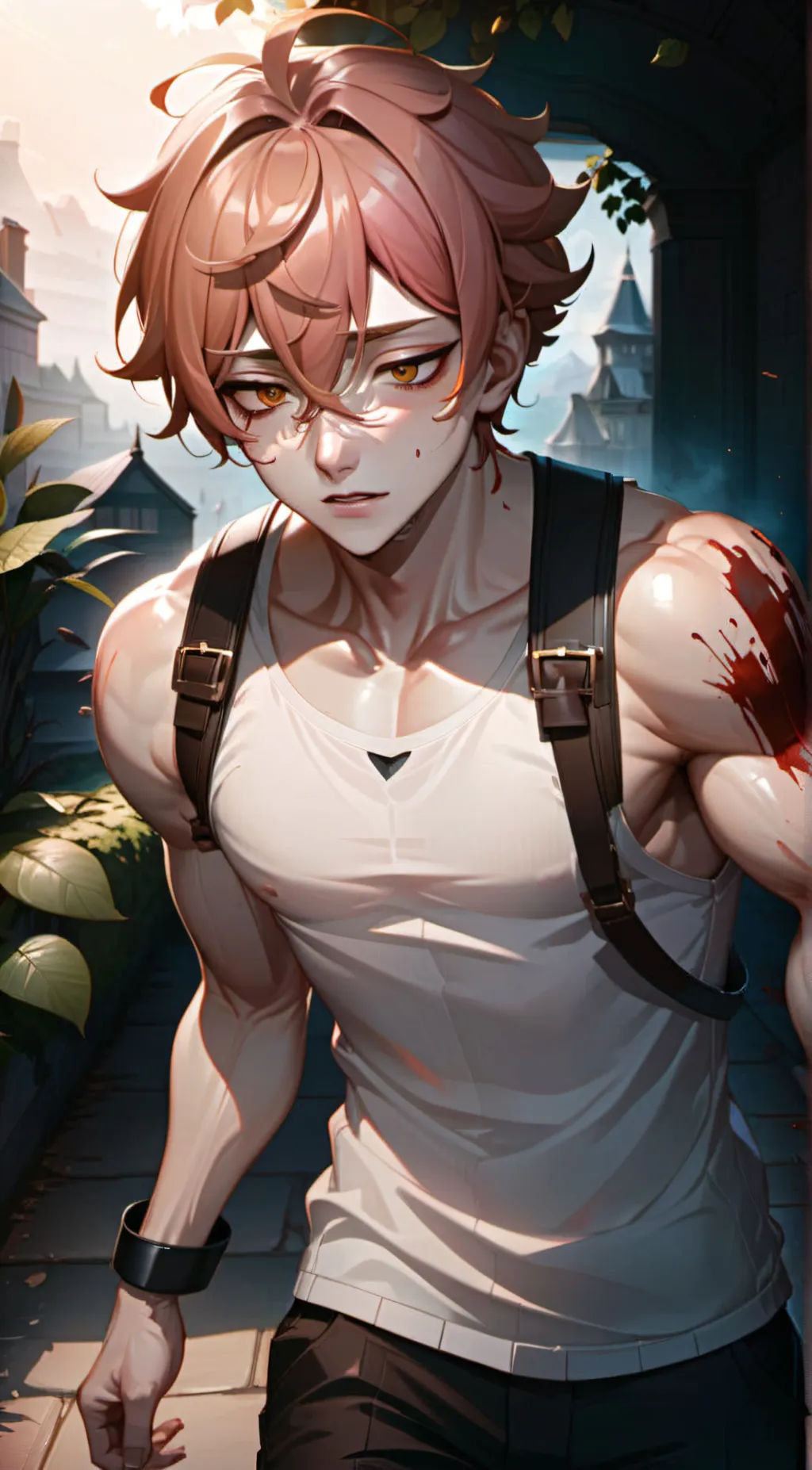 ai character: mark background