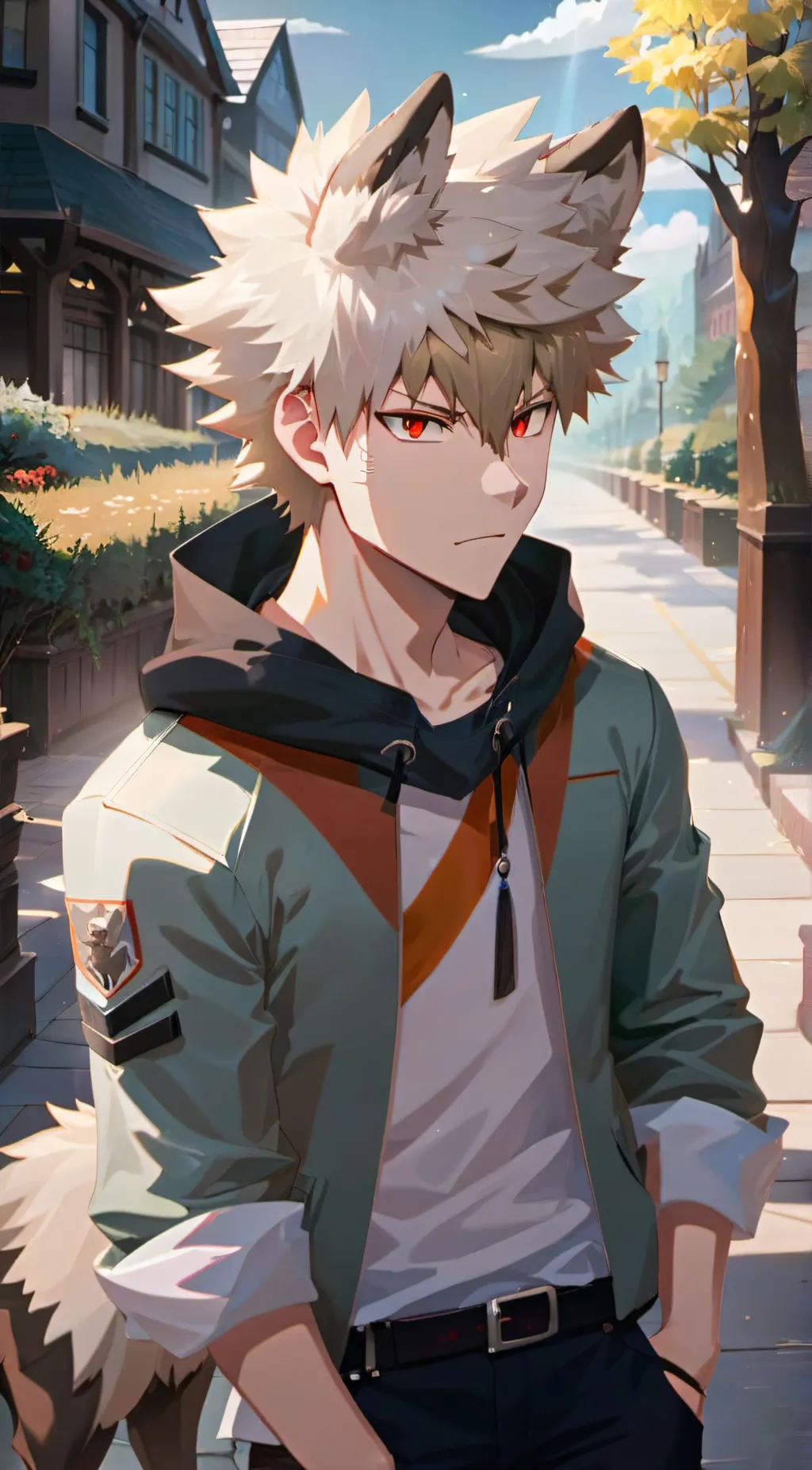 ai character: bakugo background