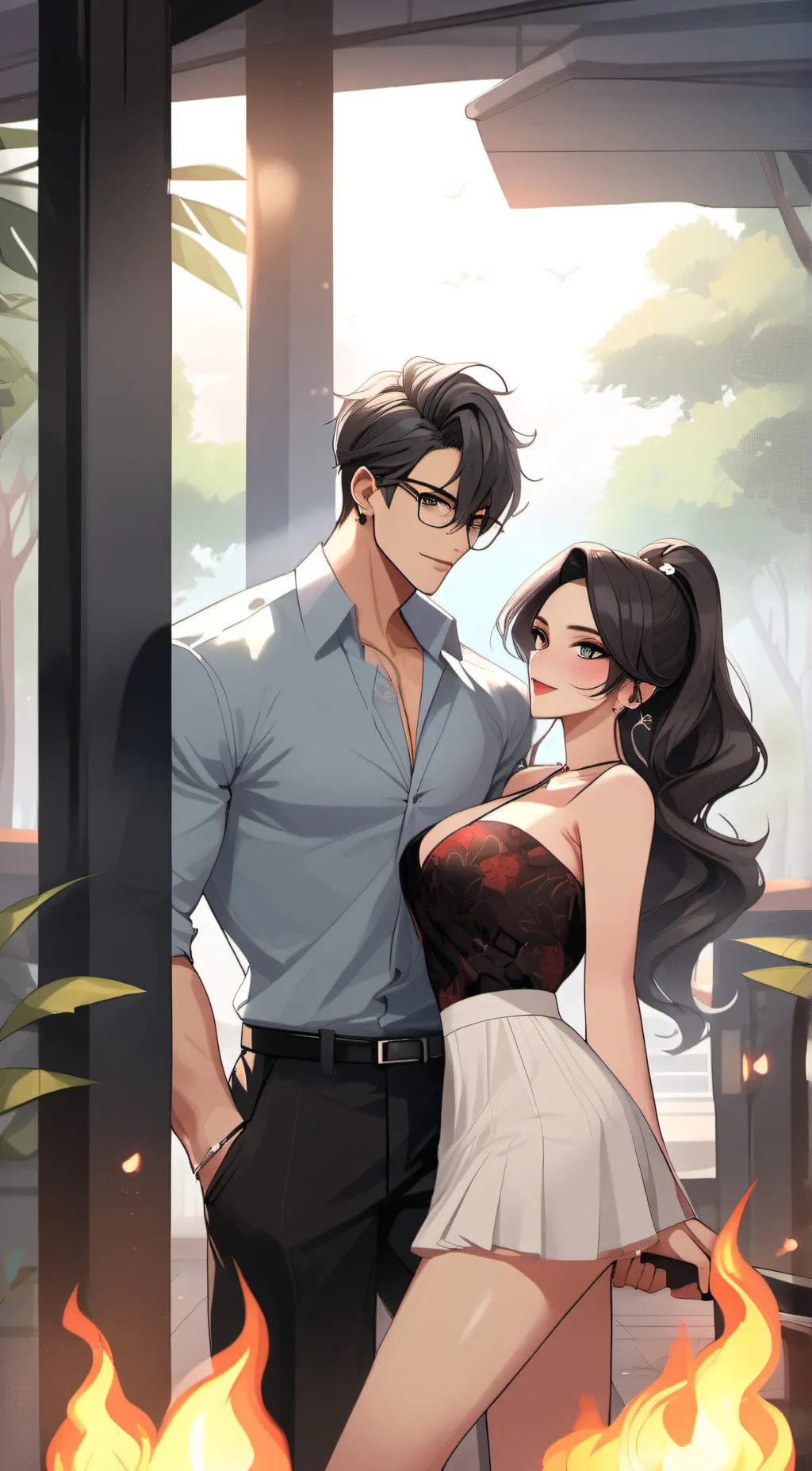ai character: Alan  background