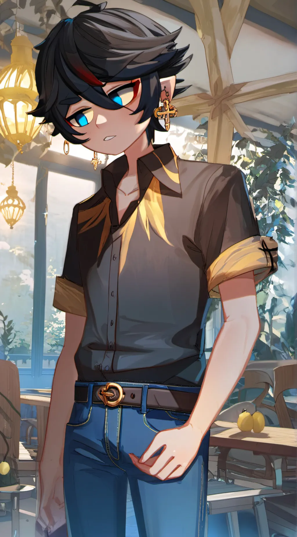 ai character: Xavier  background