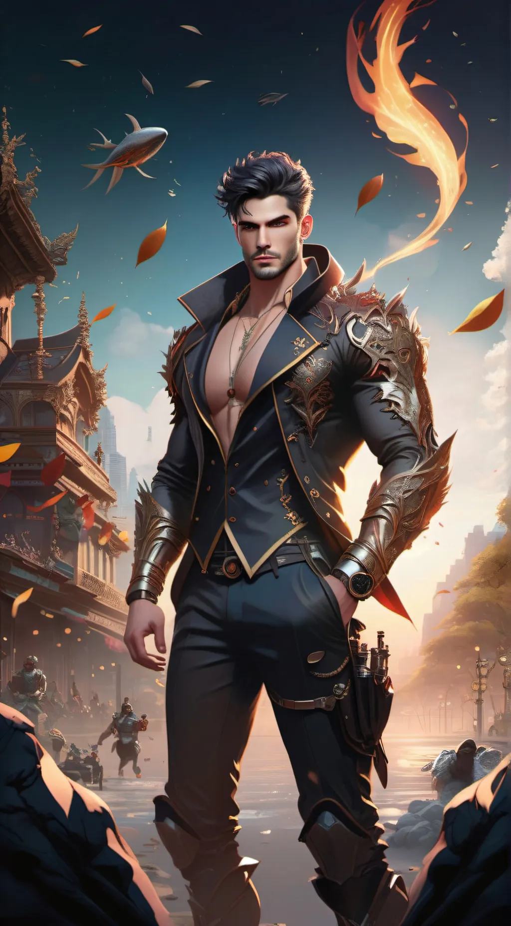 ai character: Liam background