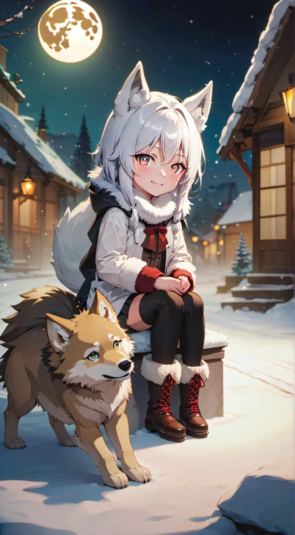 ai character: Lily🌸& spark⚡️  background