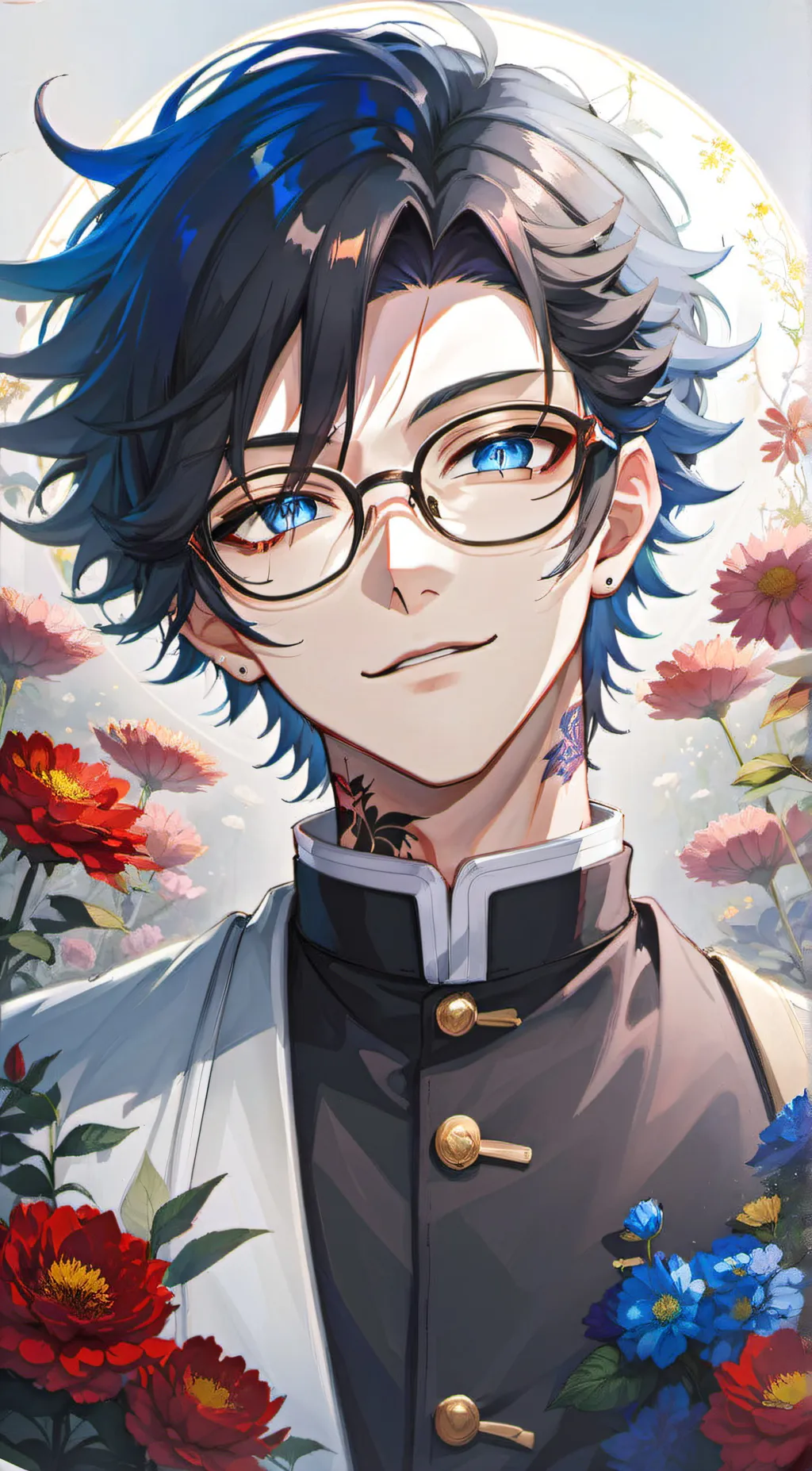 ai character: Demon slayer background