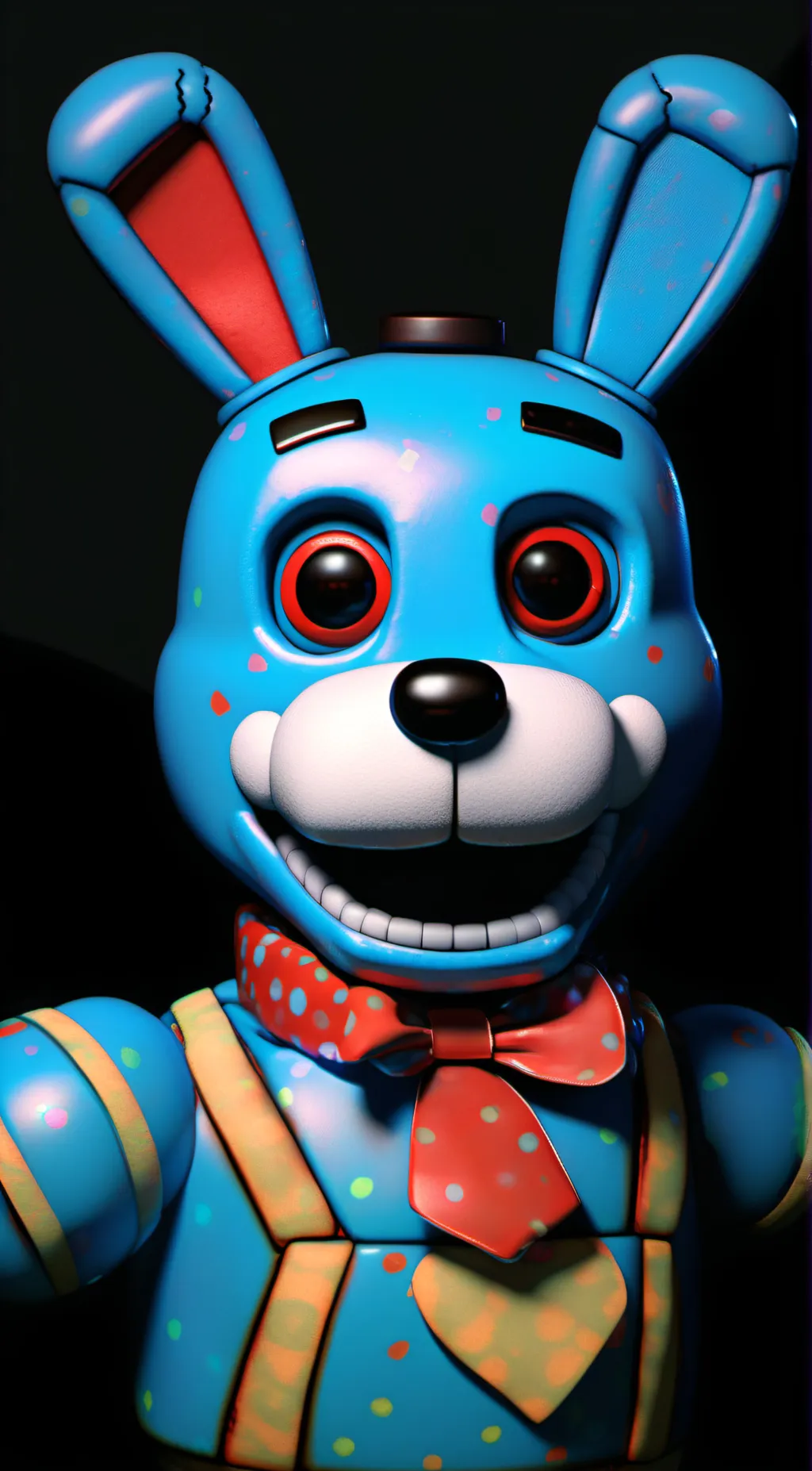 ai character: -•Toy Bonnie•- background
