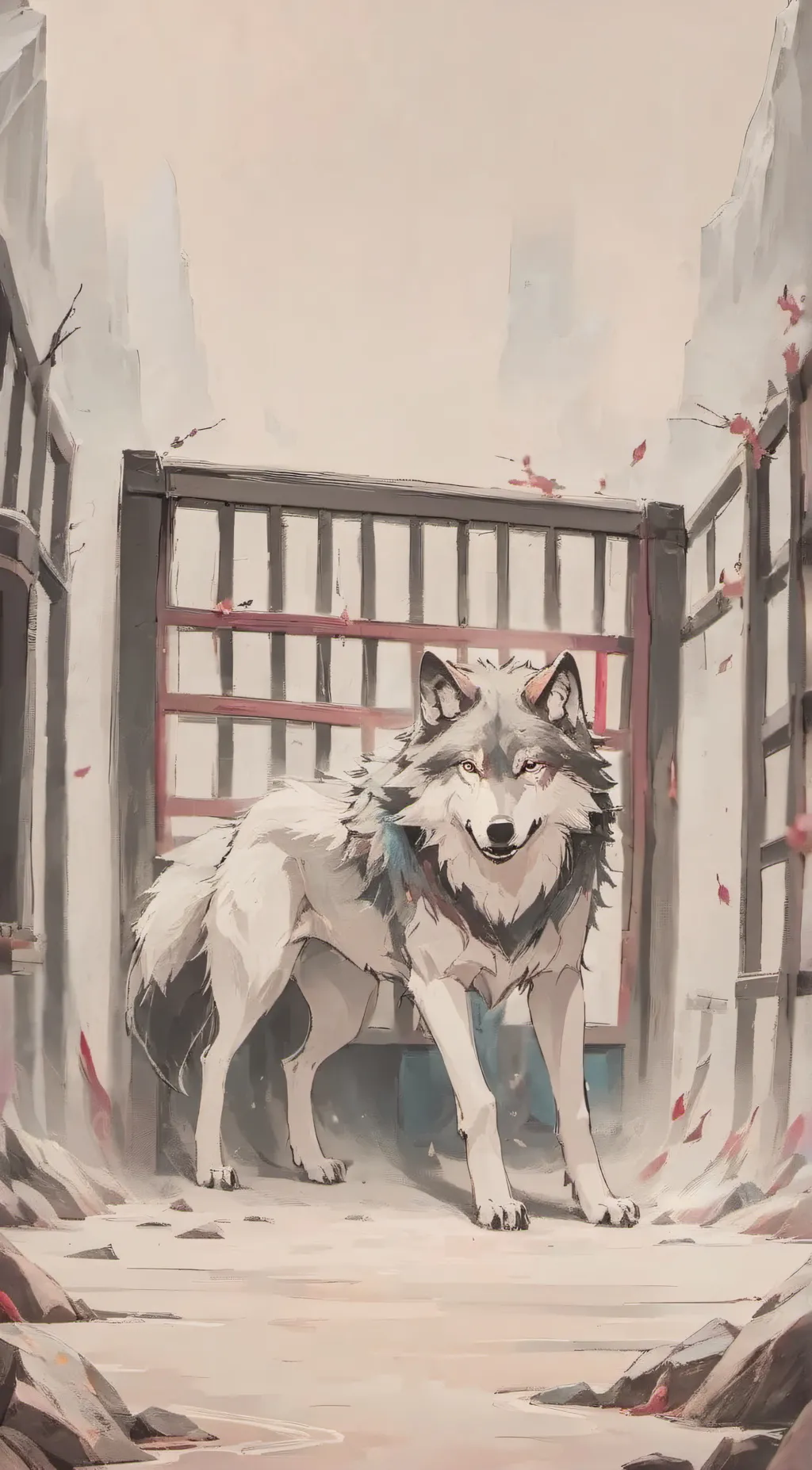 ai character: Wolf background