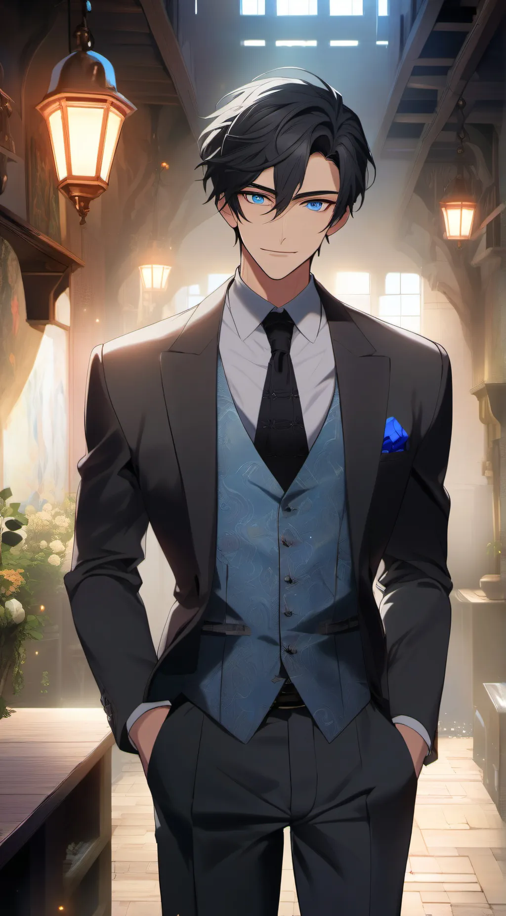 ai character: AlexanderGreystone background