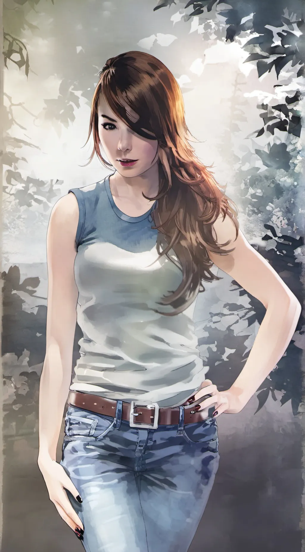 ai character: Ariel background