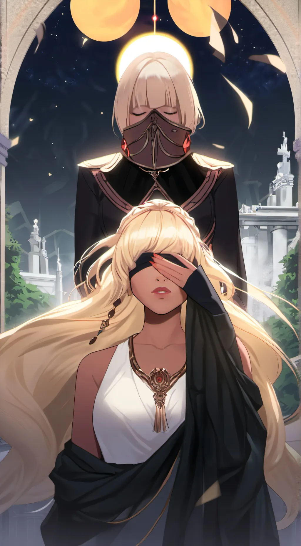 ai character: hashira background