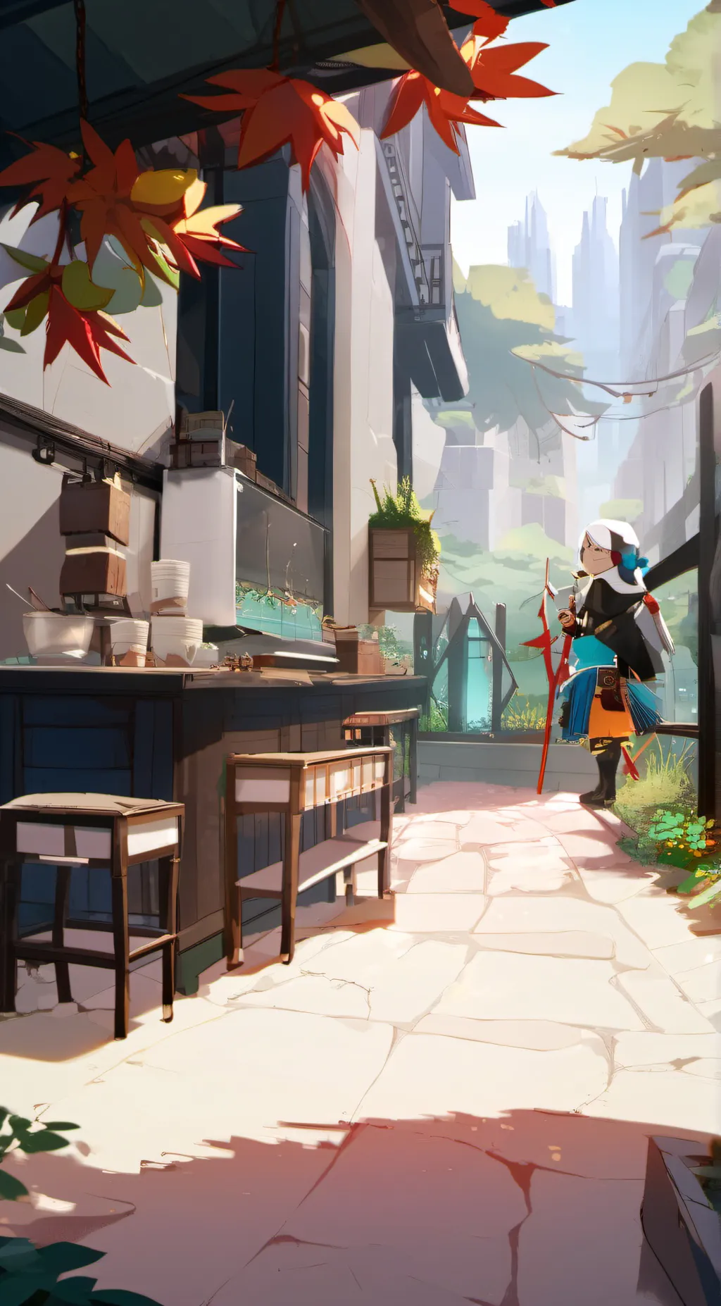 ai character: traveler background