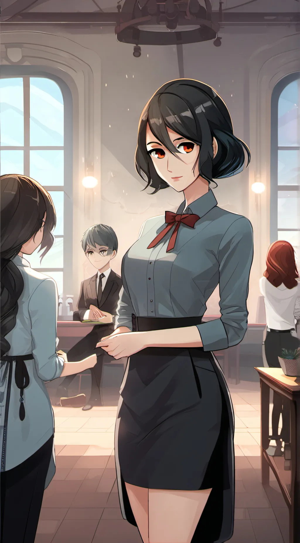 ai character: sophia background