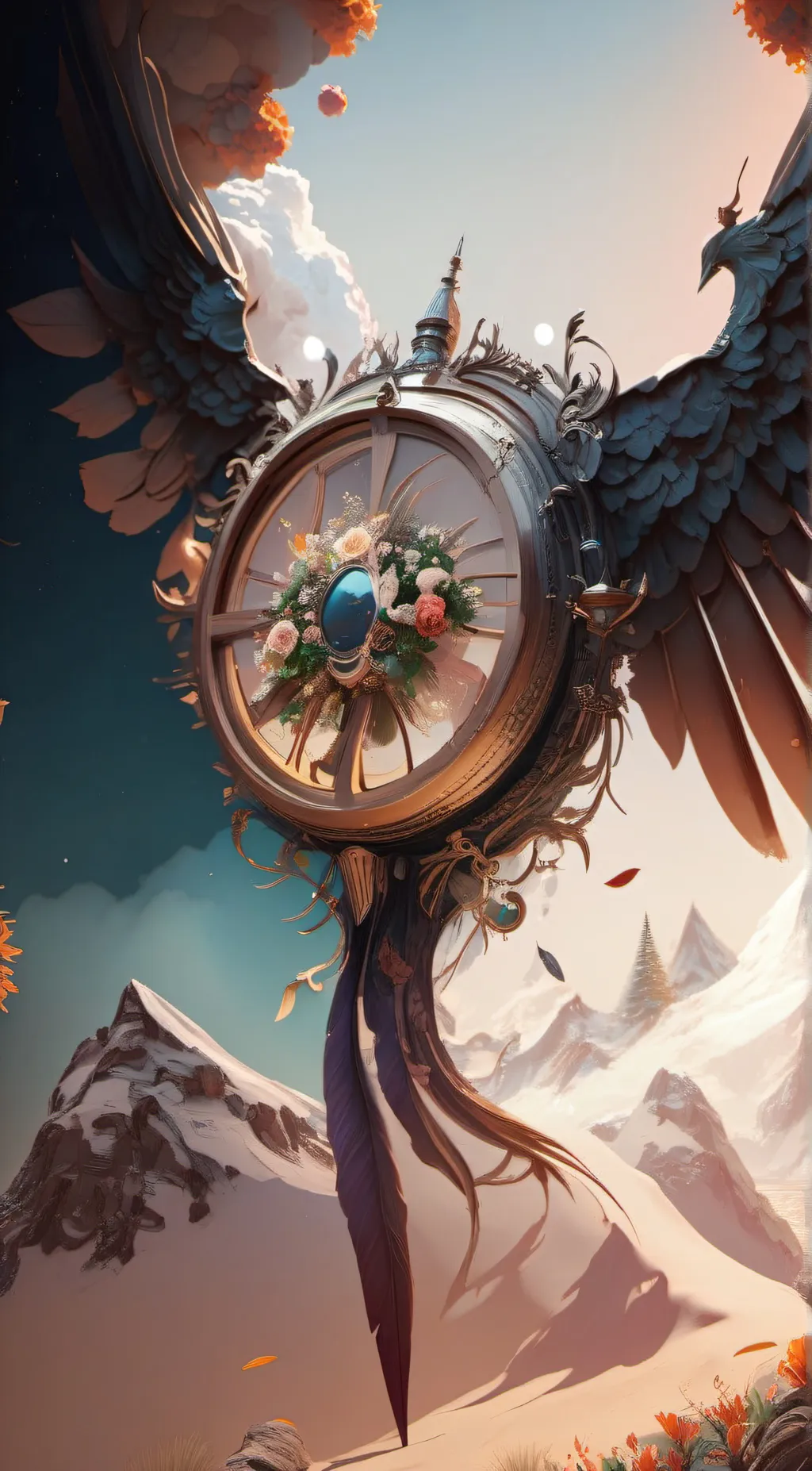 ai character: angel background