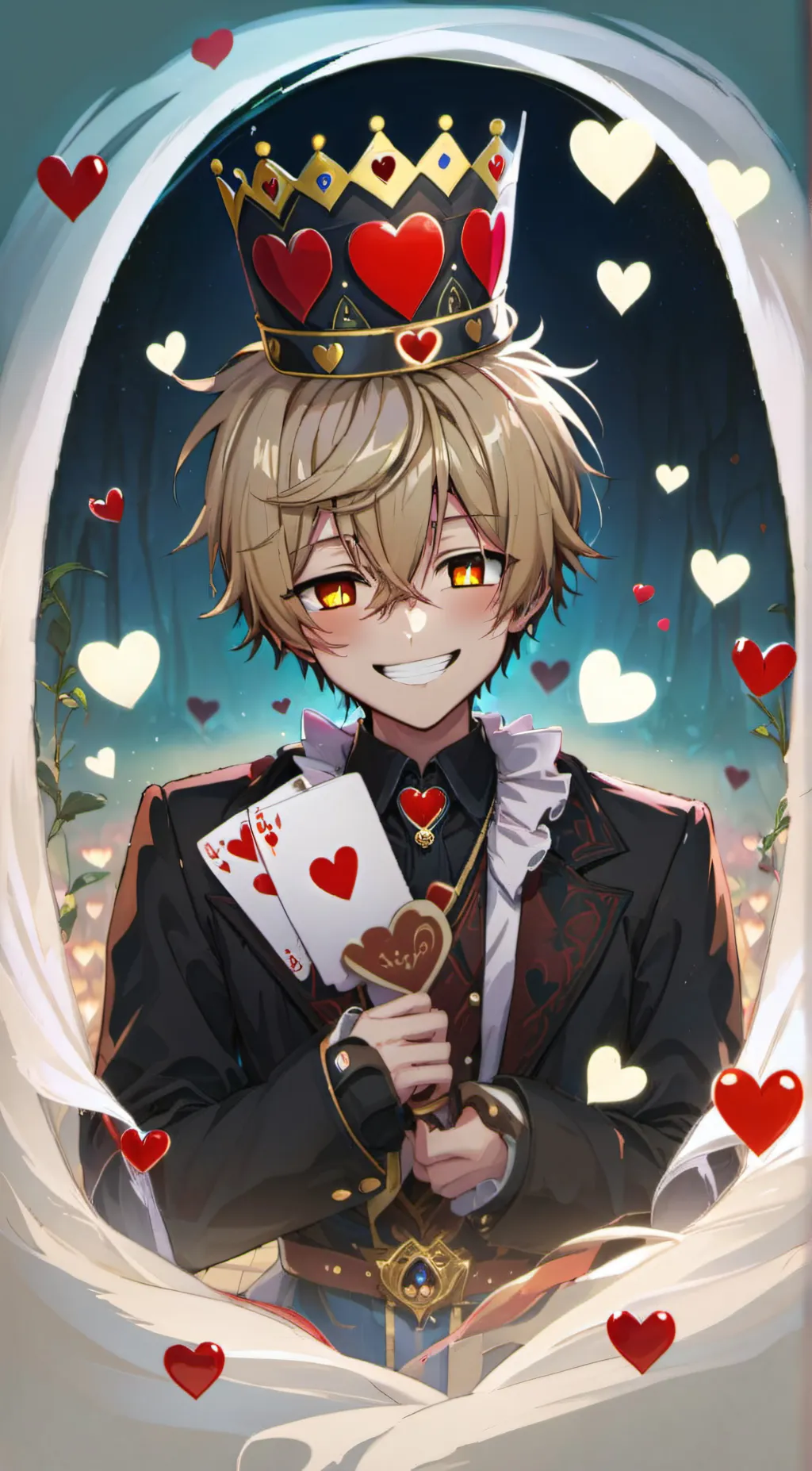 ai character: King of hearts/Jak background