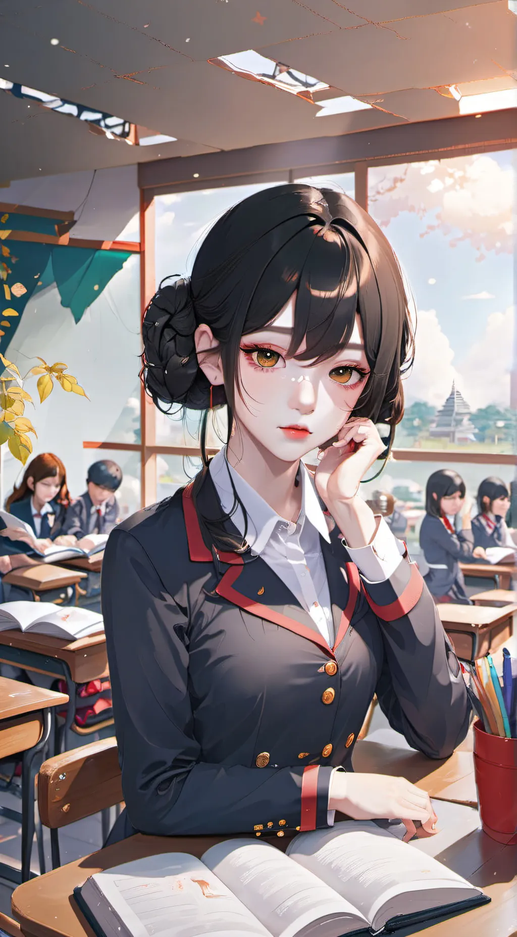 ai character: Naila  background