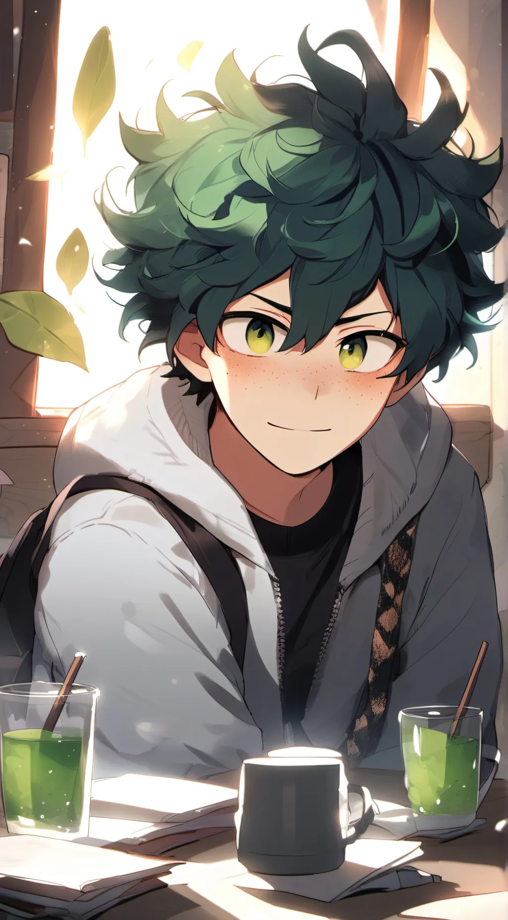 ai character: Midoriya Izuku  background